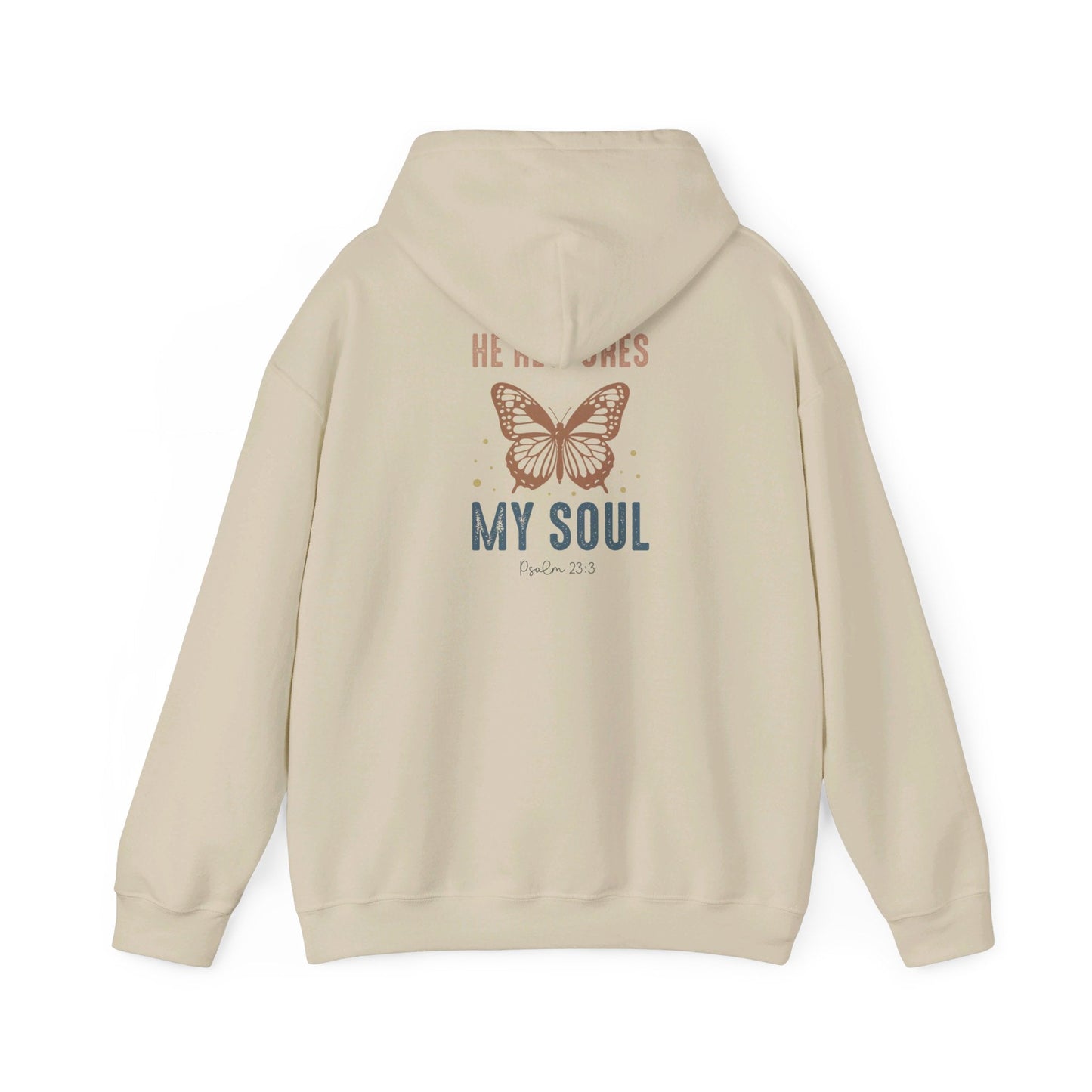 He restores my soul Hoodie - Hoodie - Nazareth Treasures