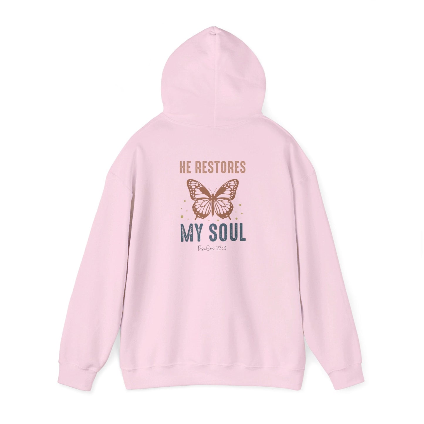 He restores my soul Hoodie - Hoodie - Nazareth Treasures