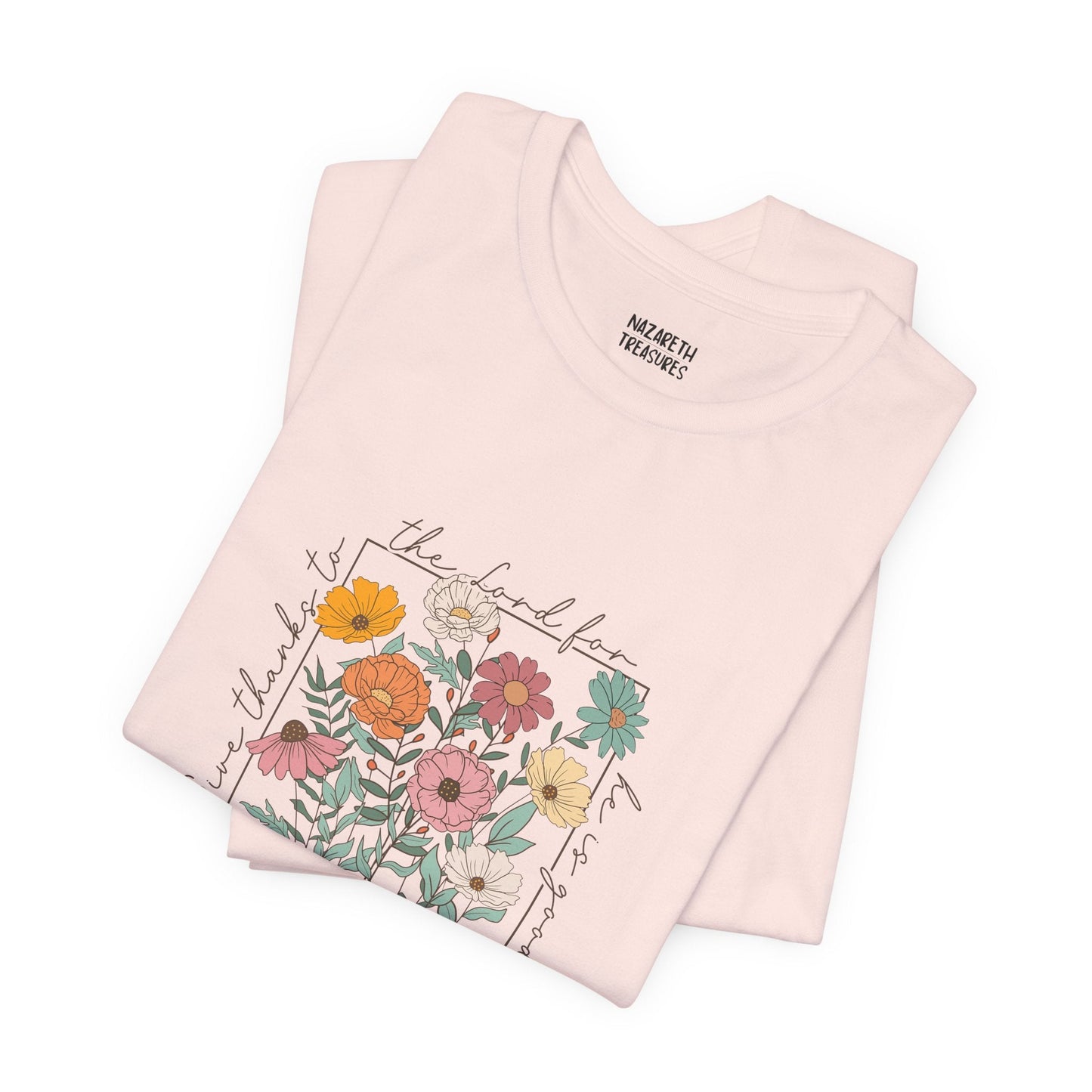 His Love endures Psalm 118:24 T-Shirt - T-Shirt - Nazareth Treasures