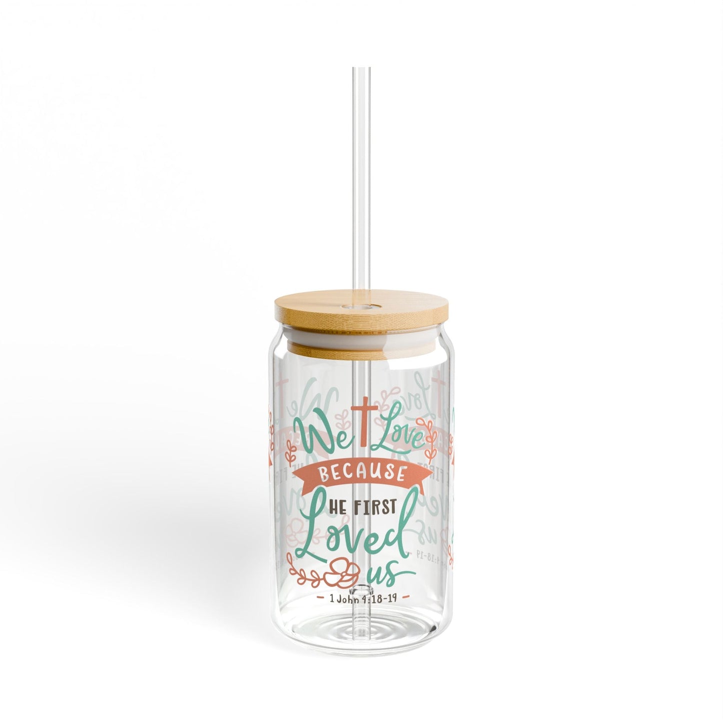 John 4 - 8 - 19 Cup Glass, 16oz - Mug - Nazareth Treasures