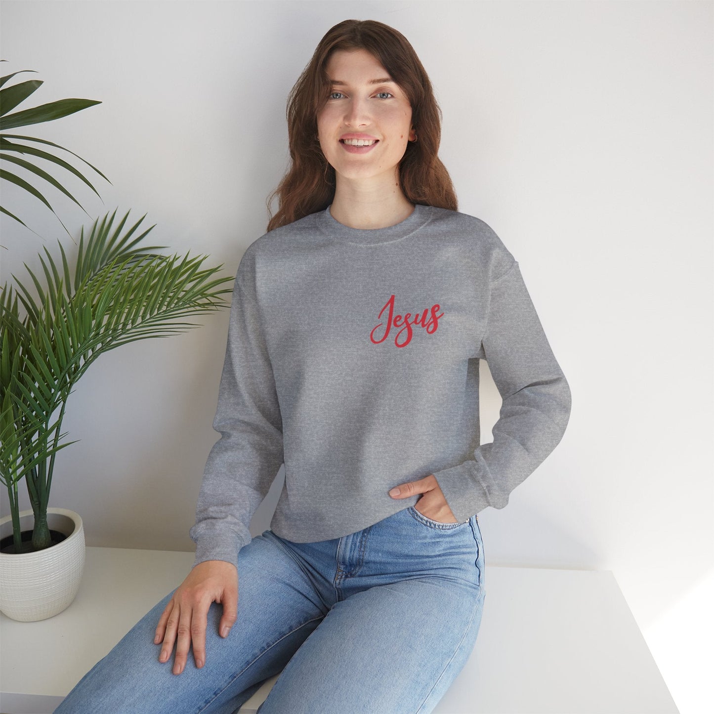 Love is patient Sweatshirt - Sweatshirt - Ash - Nazareth Treasures