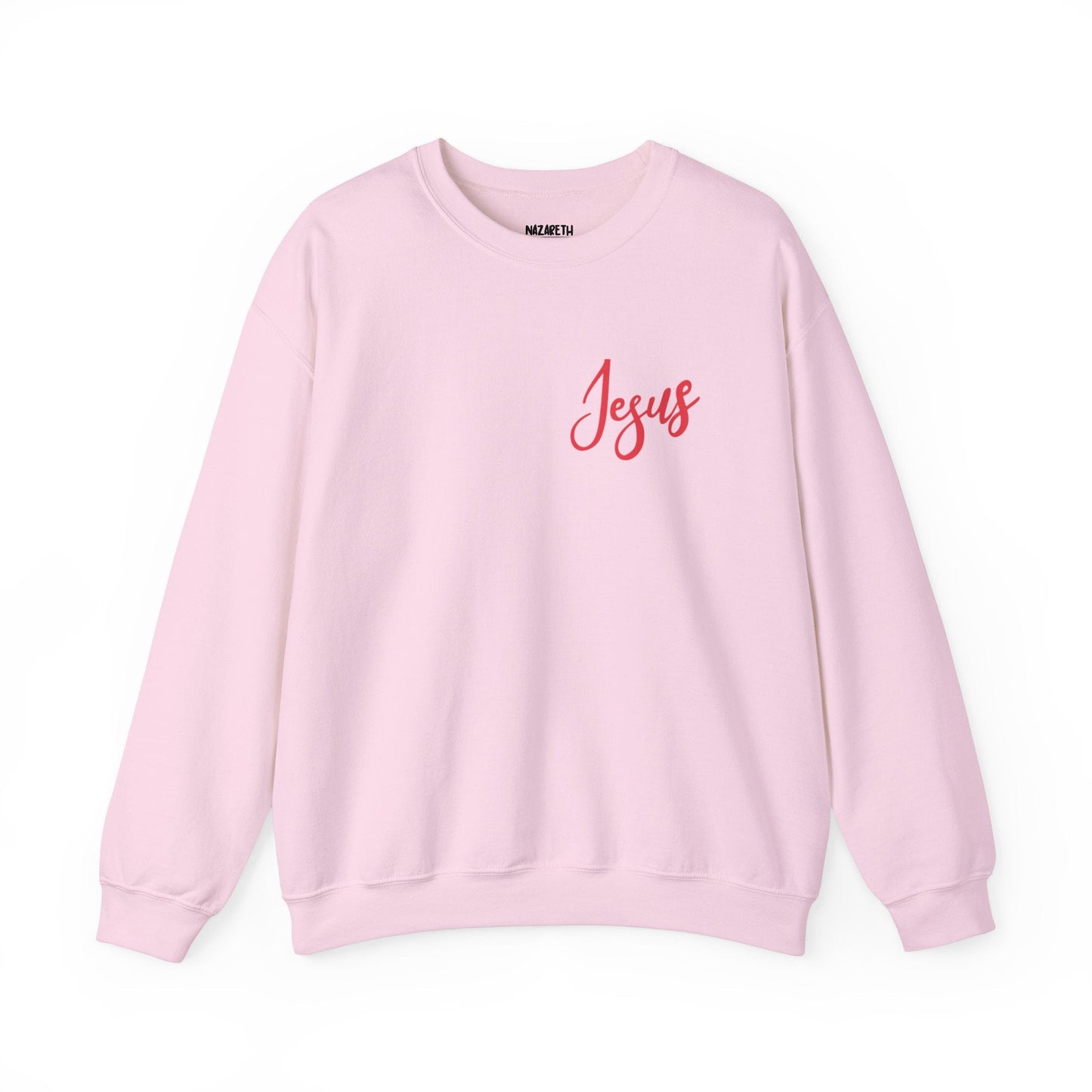 Love is patient Sweatshirt - Sweatshirt - Light Pink - Nazareth Treasures