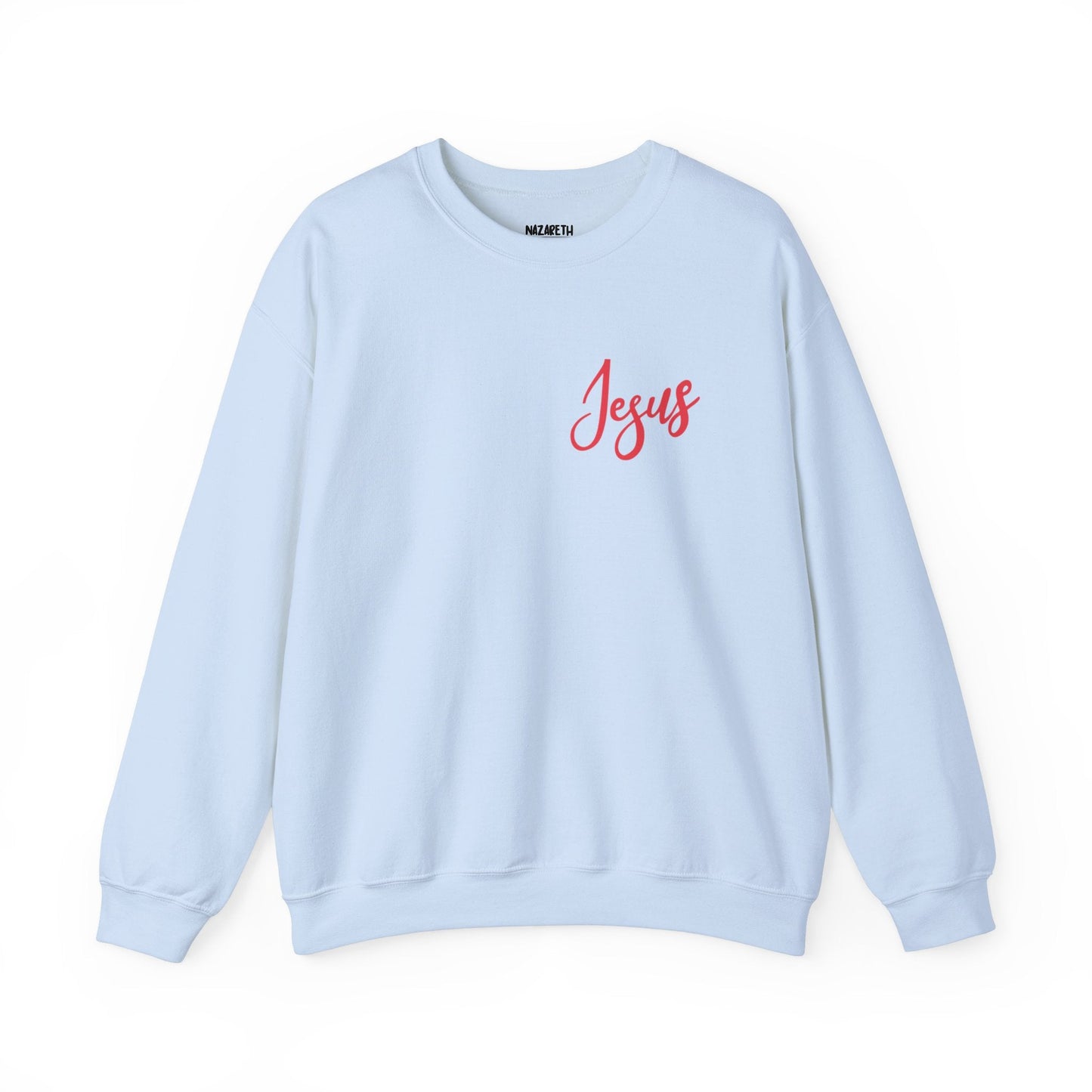 Love is patient Sweatshirt - Sweatshirt - Light Blue - Nazareth Treasures