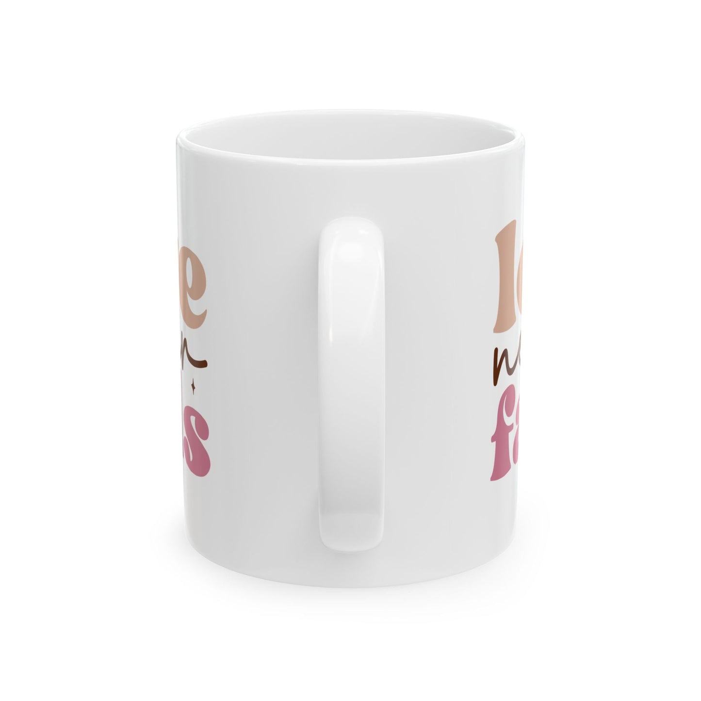 Love Never Fails Mug - Mug - Nazareth Treasures