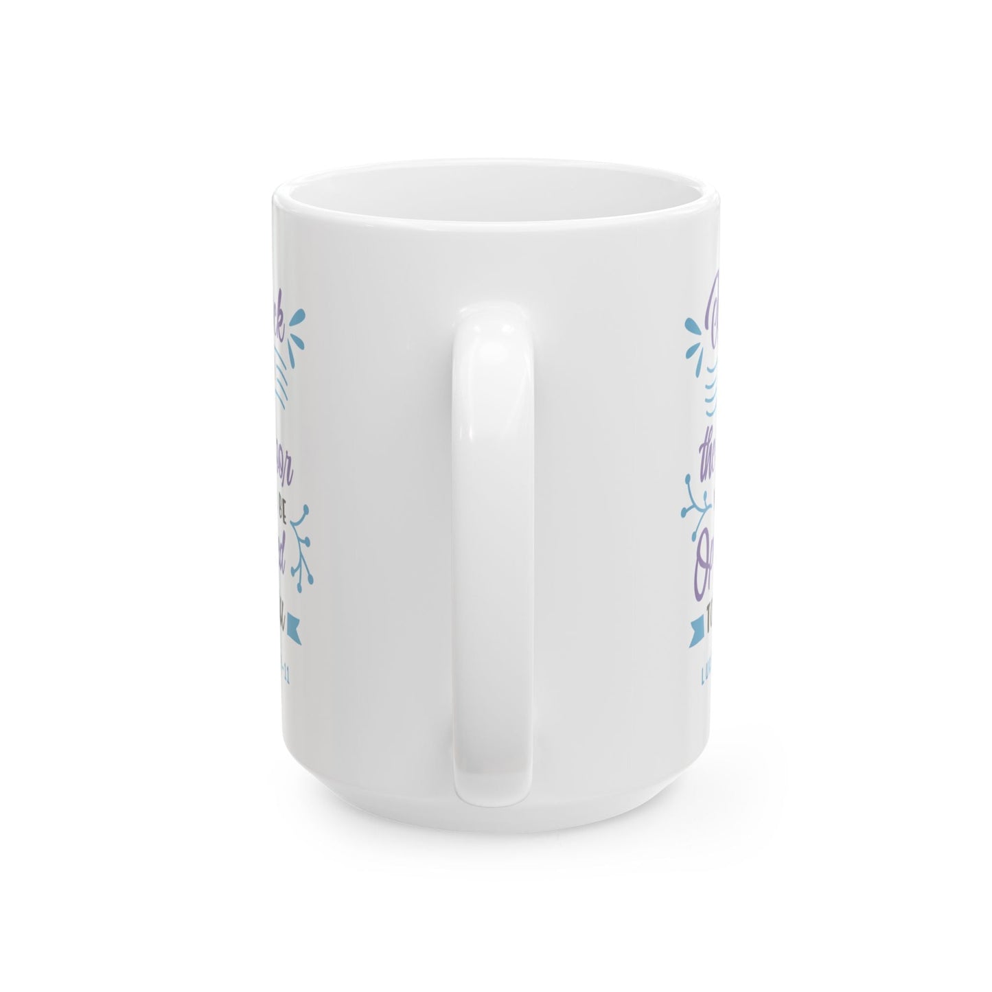 Luke 11 - 9 - 11 - Ceramic Mug - Mug - Nazareth Treasures