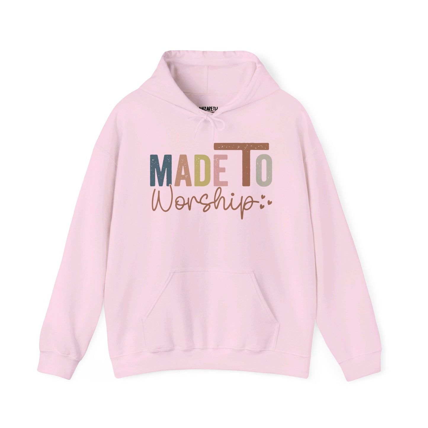 Made To Worship Hoodie - Hoodie - Nazareth Treasures