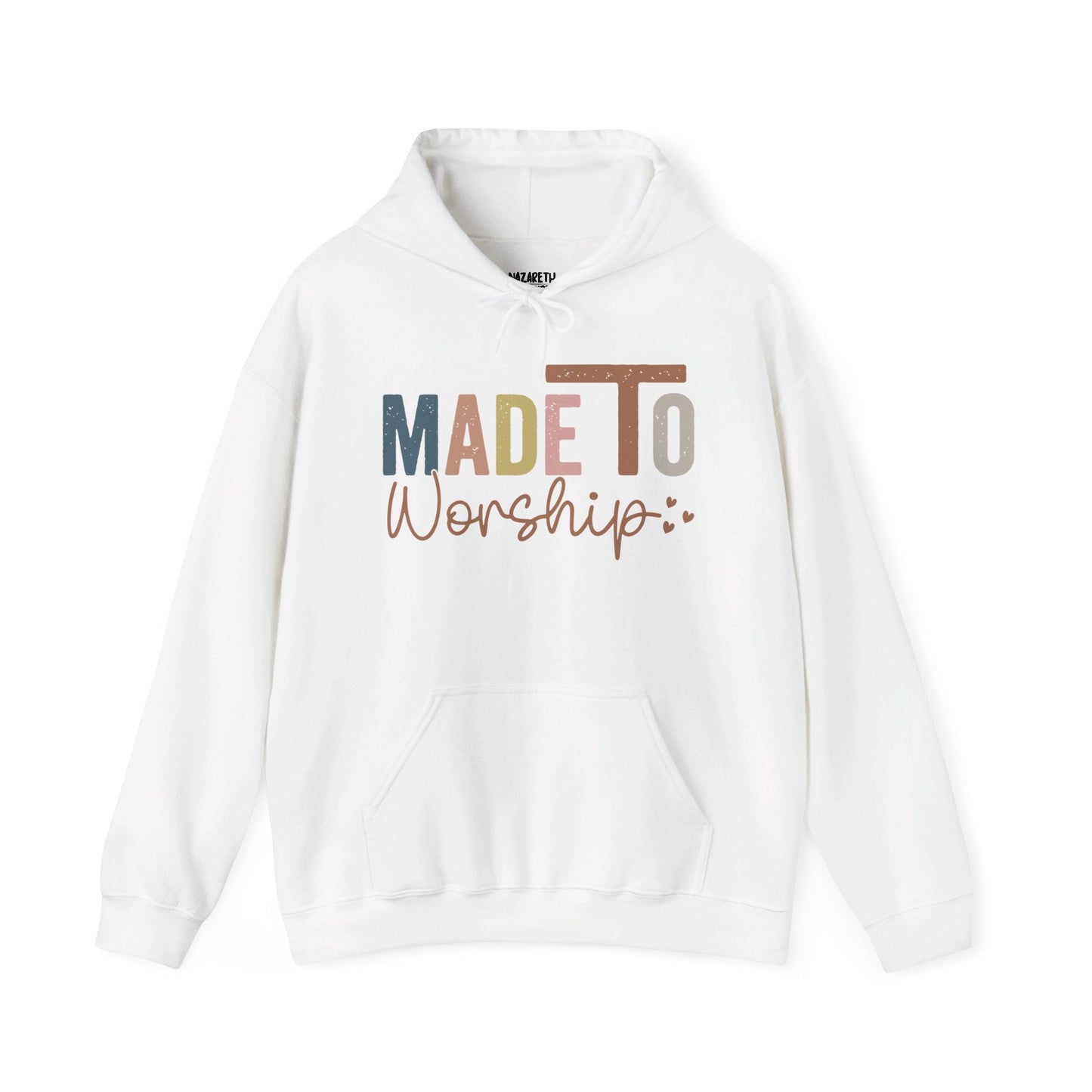 Made To Worship Hoodie - Hoodie - Nazareth Treasures