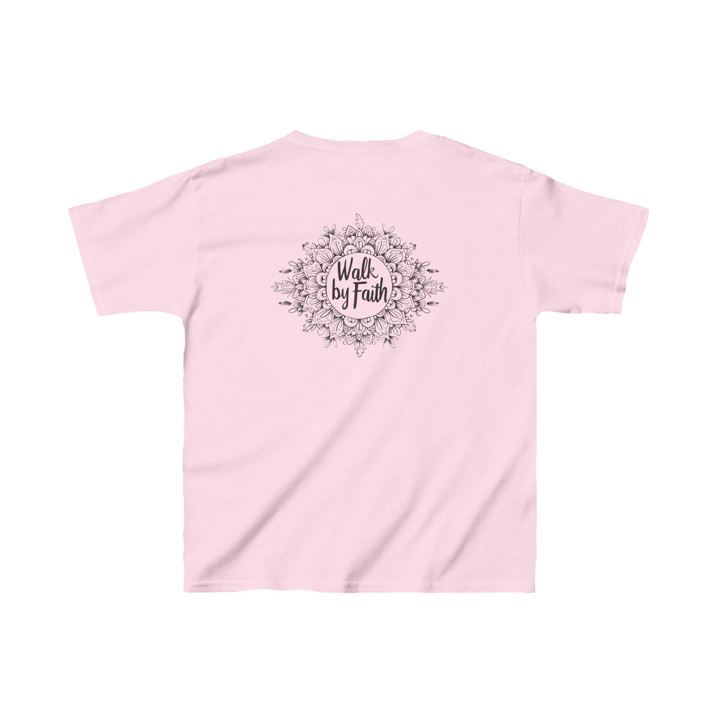 Mandala Leaves - Walk By Faith Kids T-Shirt - Kids clothes - Nazareth Treasures