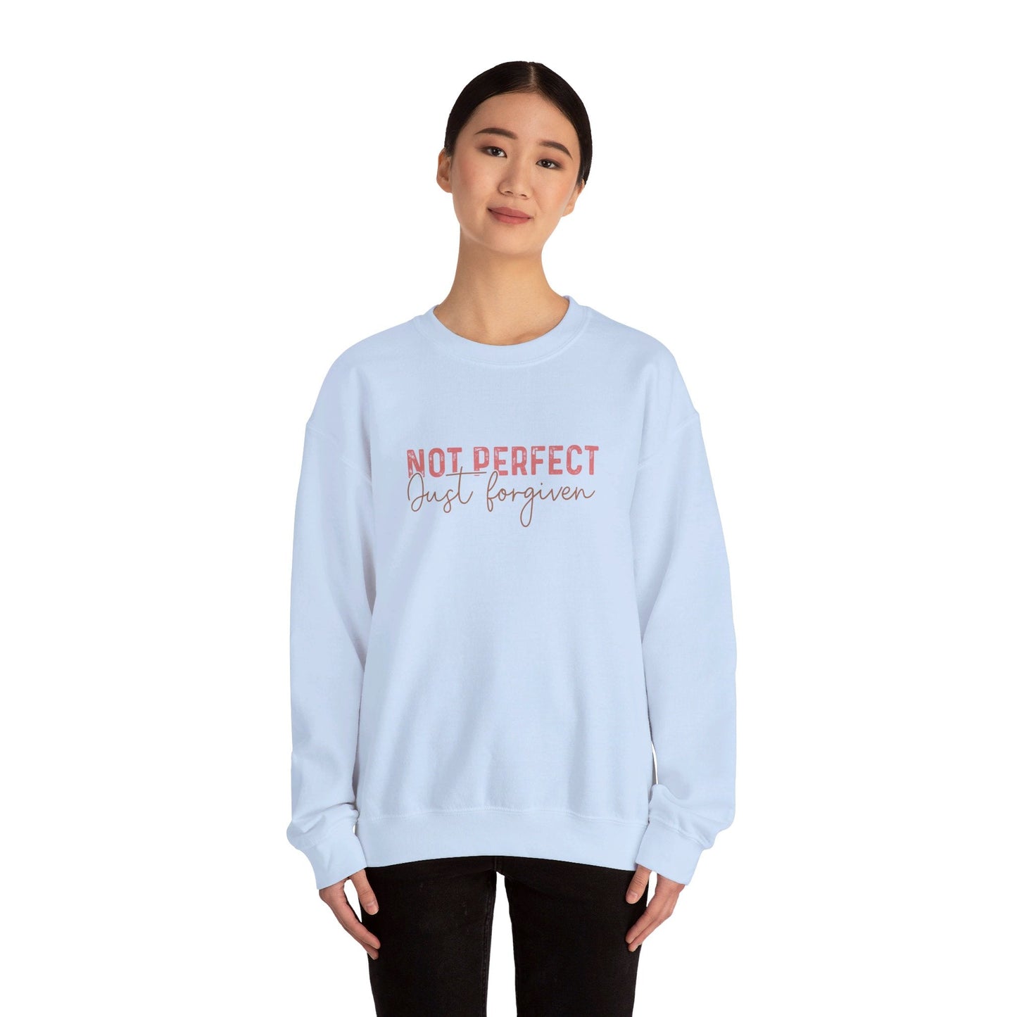 Not Perfect, Just Forgiven Sweatshirt - Sweatshirt - Nazareth Treasures
