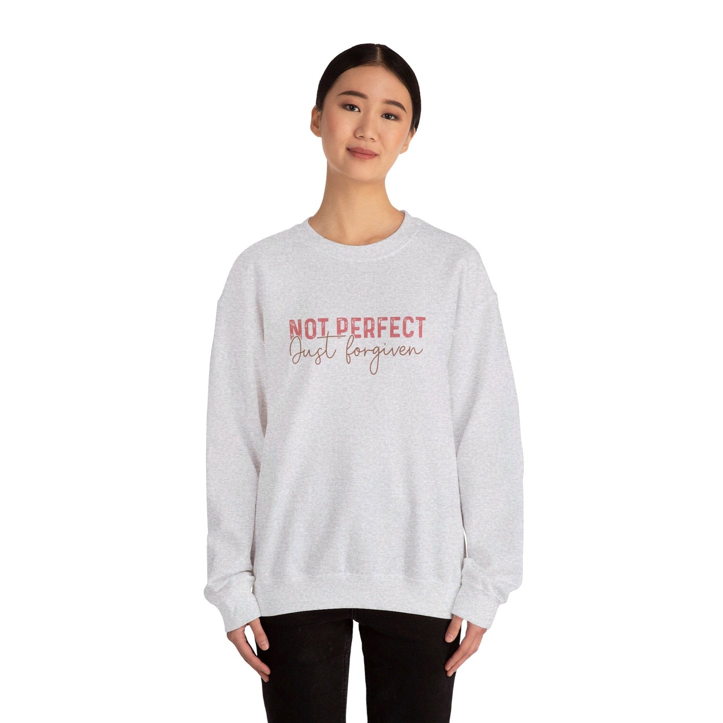Not Perfect, Just Forgiven Sweatshirt - Sweatshirt - Nazareth Treasures