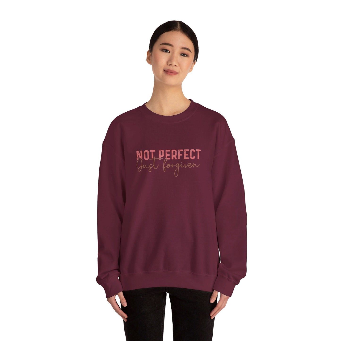 Not Perfect, Just Forgiven Sweatshirt - Sweatshirt - Nazareth Treasures