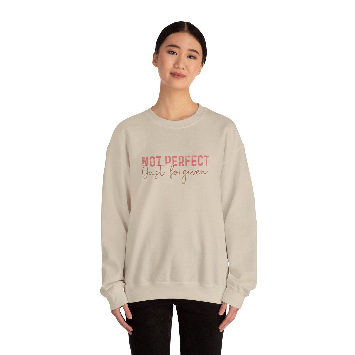 Not Perfect, Just Forgiven Sweatshirt - Sweatshirt - Nazareth Treasures