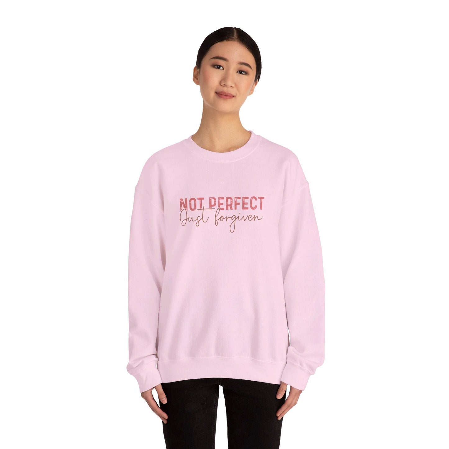 Not Perfect, Just Forgiven Sweatshirt - Sweatshirt - Nazareth Treasures