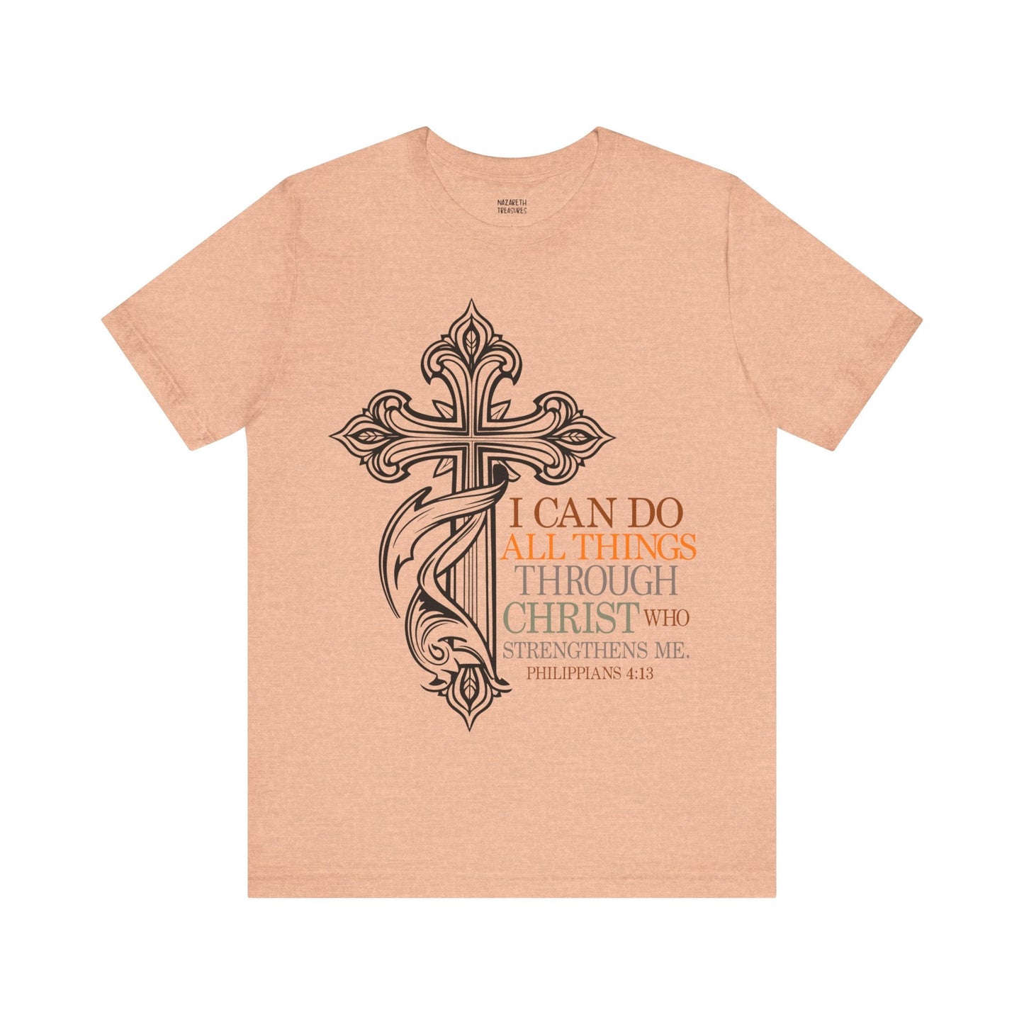 Philippians 4:13 - Unisex T-Shirt - T-Shirt - Nazareth Treasures