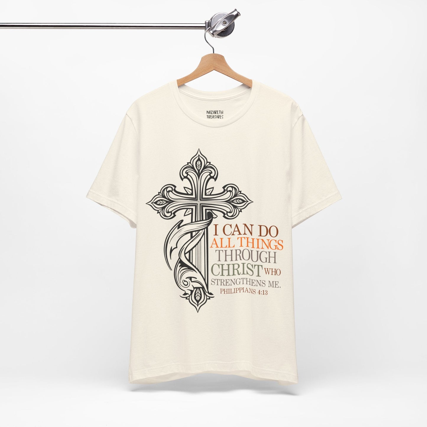 Philippians 4:13 - Unisex T-Shirt - T-Shirt - Nazareth Treasures