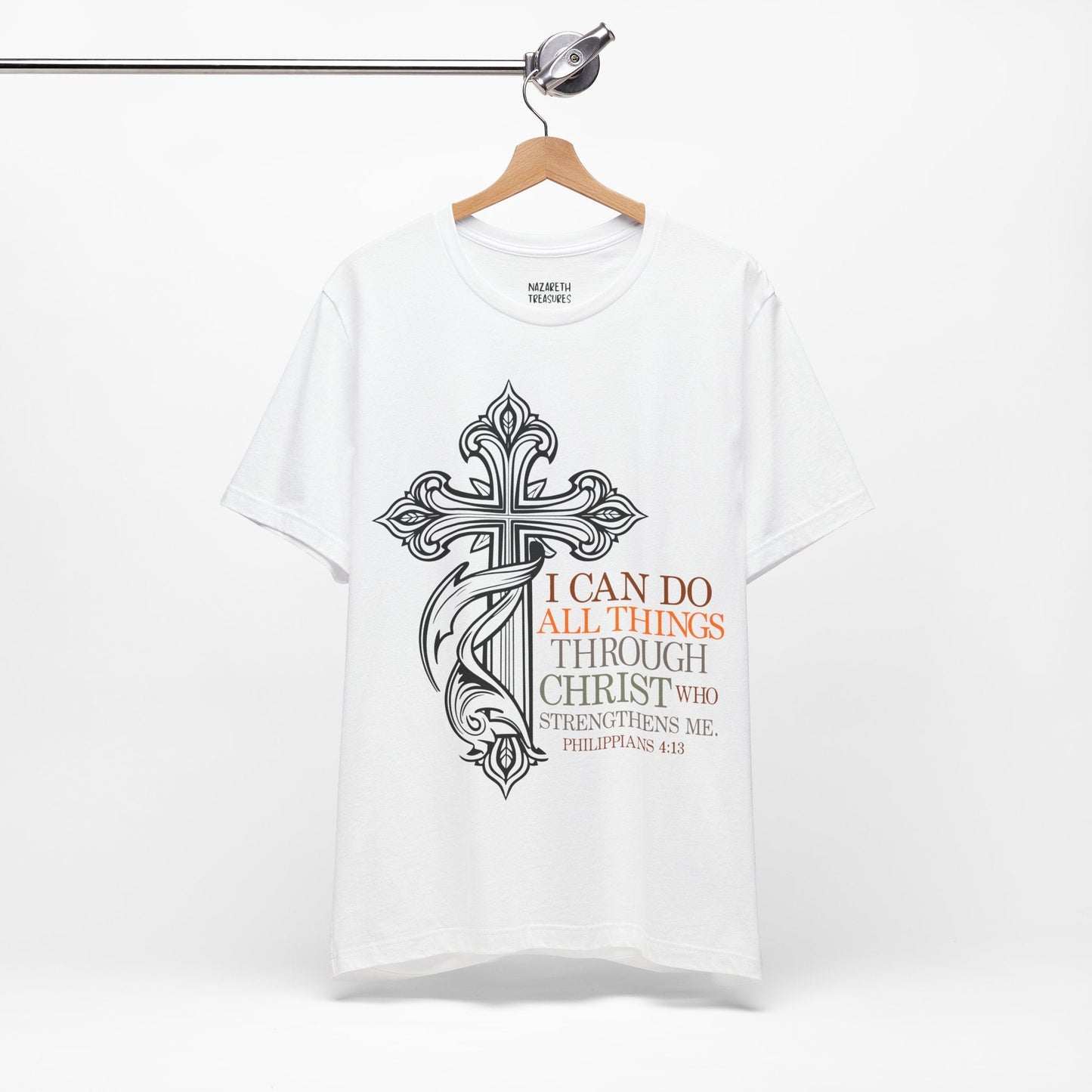 Philippians 4:13 - Unisex T-Shirt - T-Shirt - Nazareth Treasures