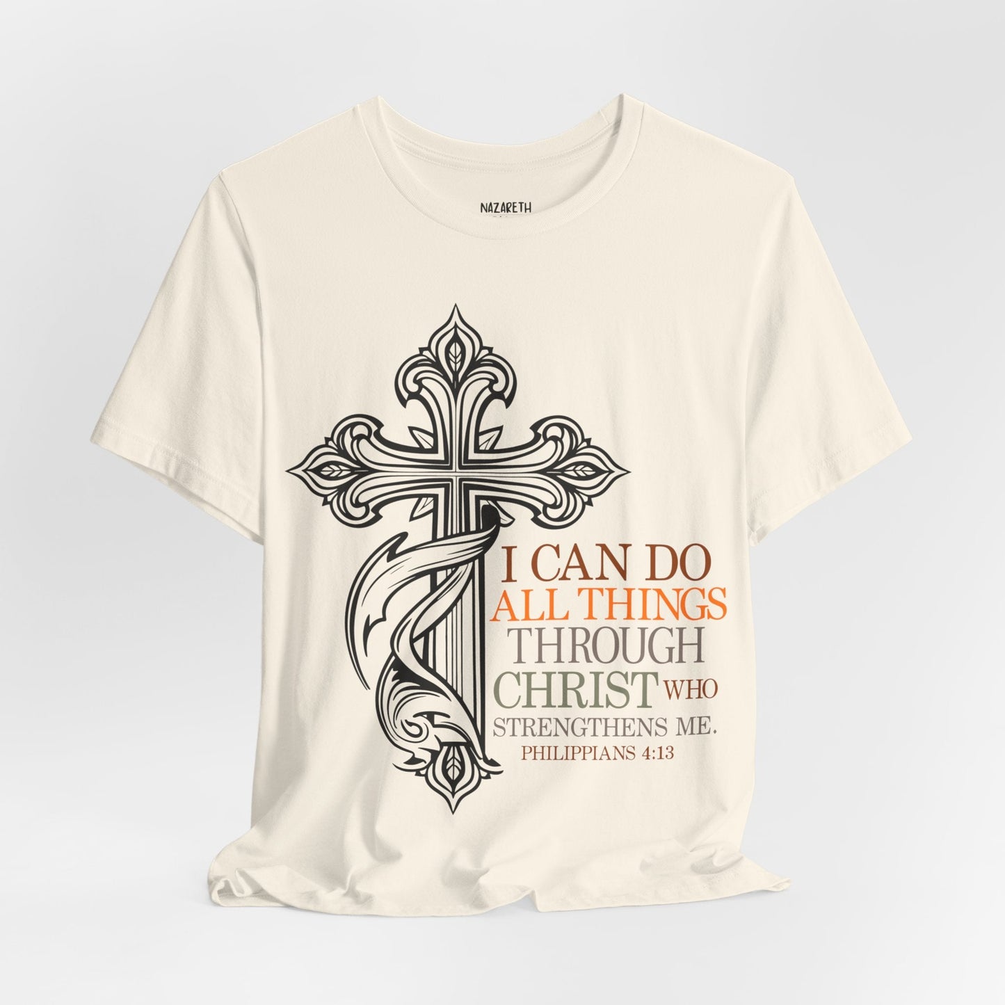 Philippians 4:13 - Unisex T-Shirt - T-Shirt - Nazareth Treasures