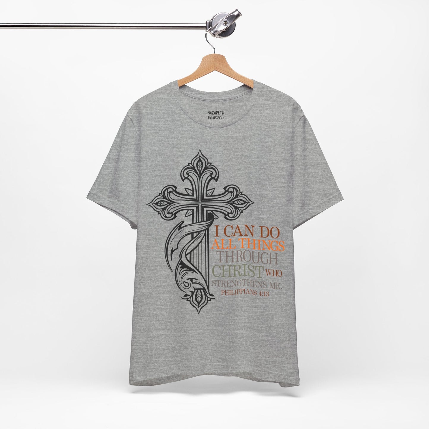 Philippians 4:13 - Unisex T-Shirt - T-Shirt - Nazareth Treasures