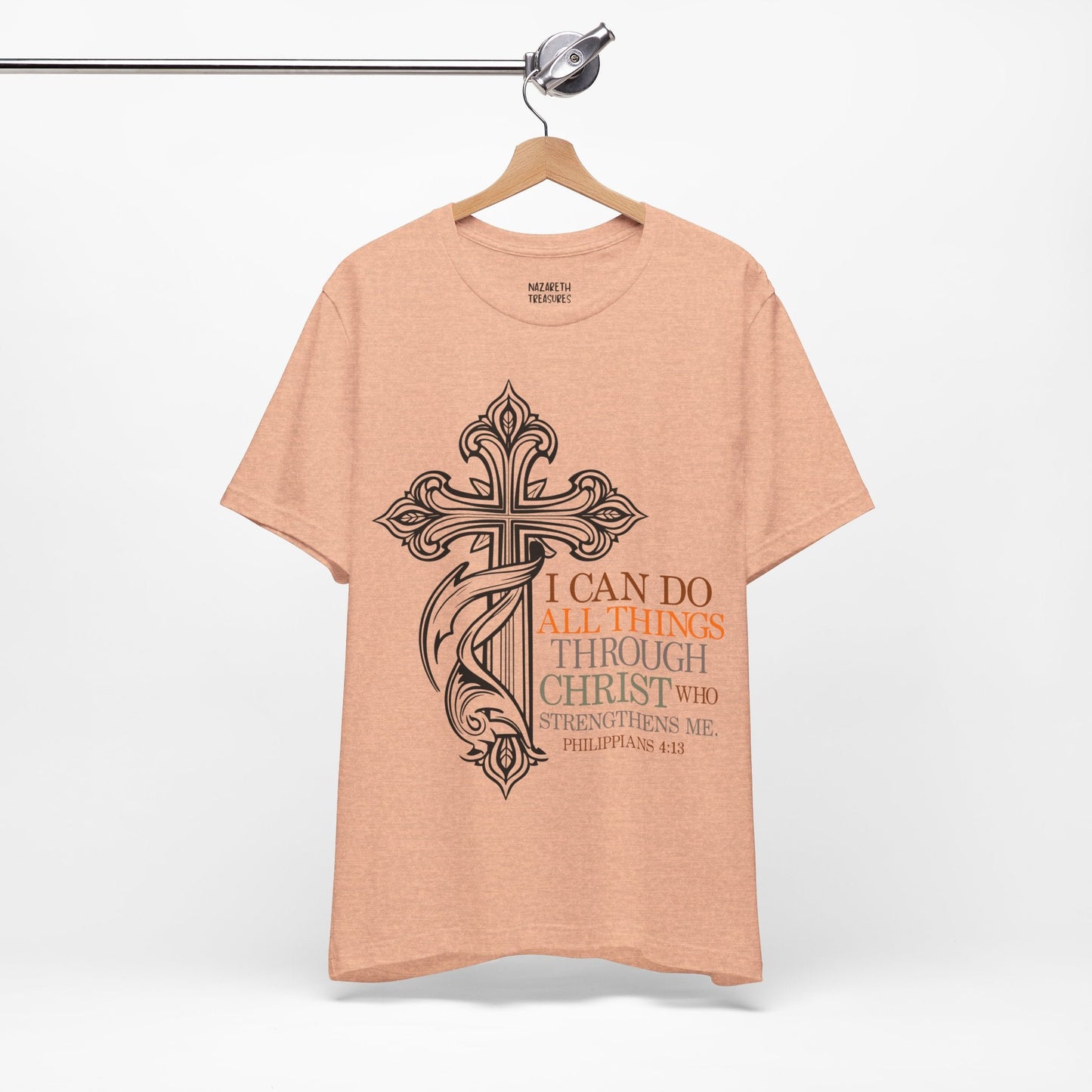 Philippians 4:13 - Unisex T-Shirt - T-Shirt - Nazareth Treasures