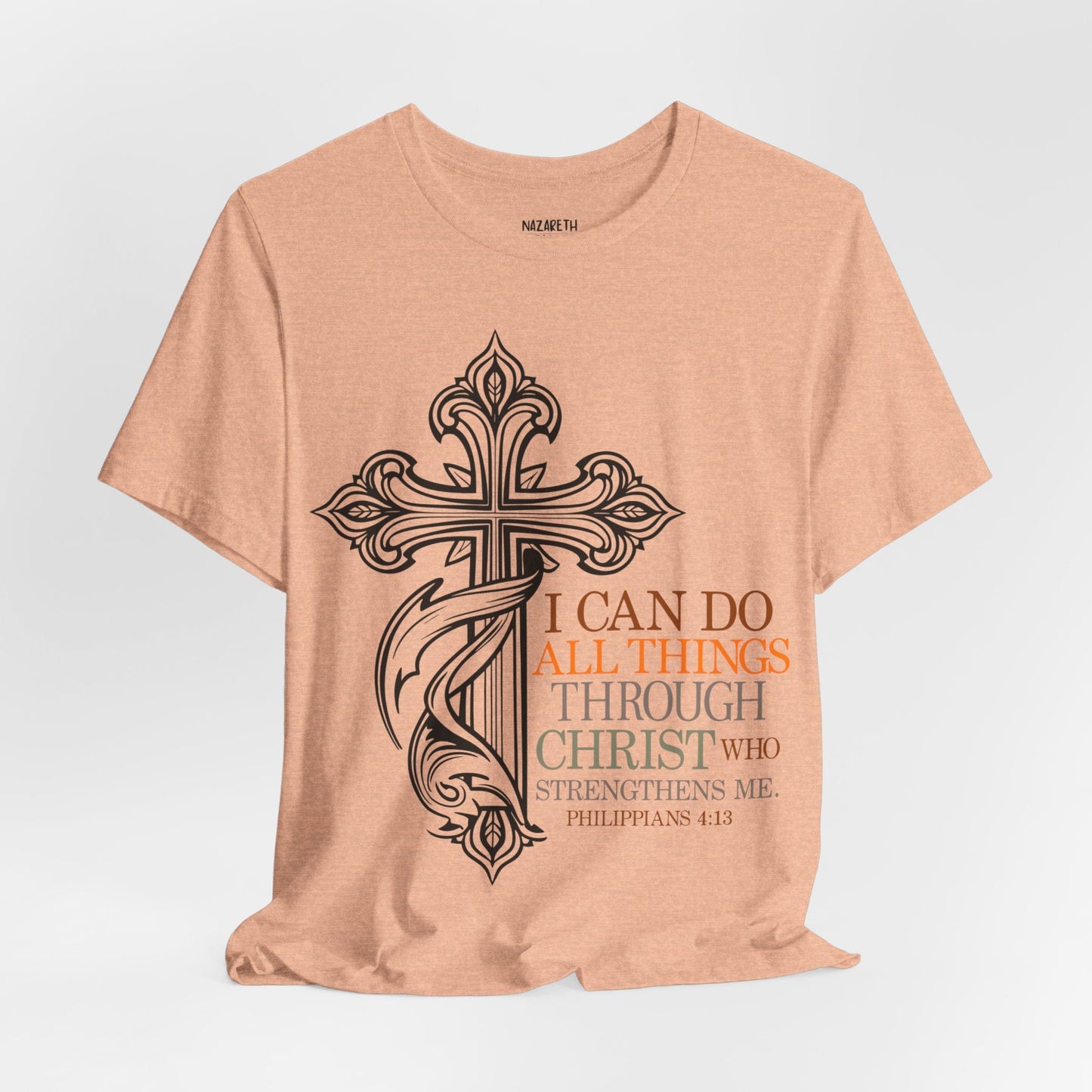 Philippians 4:13 - Unisex T-Shirt - T-Shirt - Nazareth Treasures