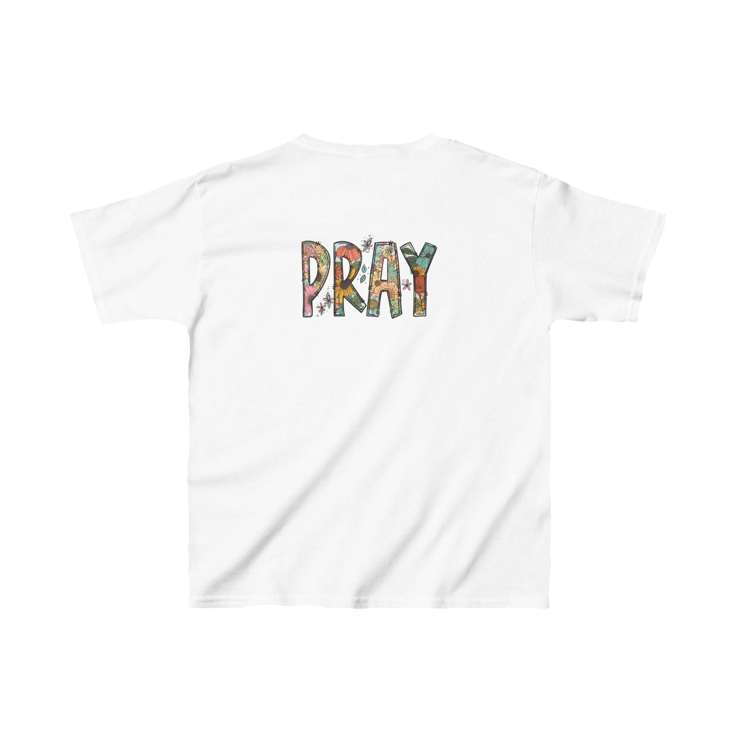 Pray Flowers Boho Design - Kids T-Shirt - Kids clothes - Nazareth Treasures