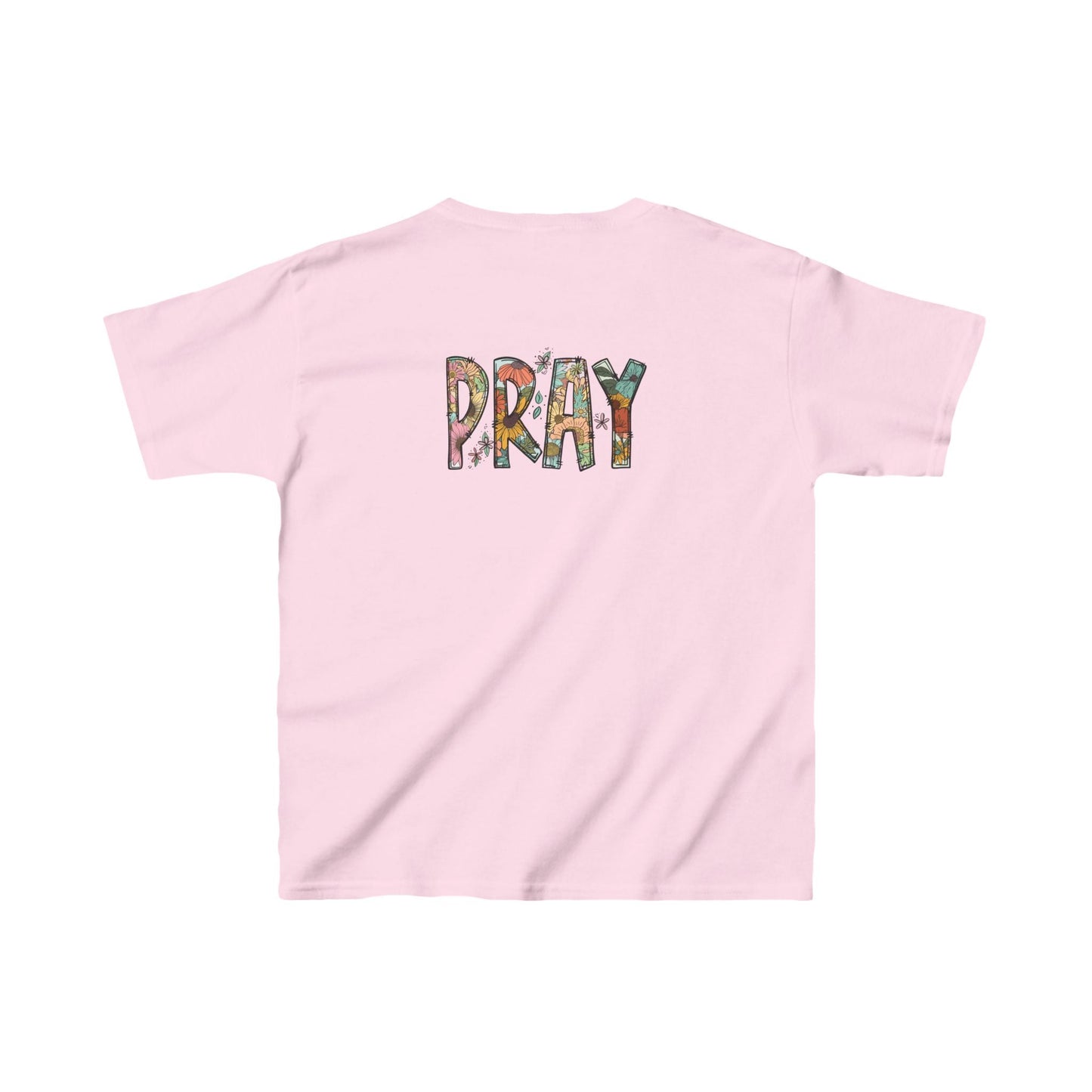 Pray Flowers Boho Design - Kids T-Shirt - Kids clothes - Nazareth Treasures