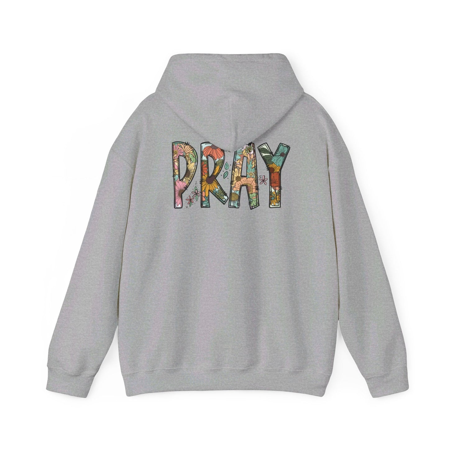 Pray Flowers Boho Hoodie - Hoodie - Nazareth Treasures