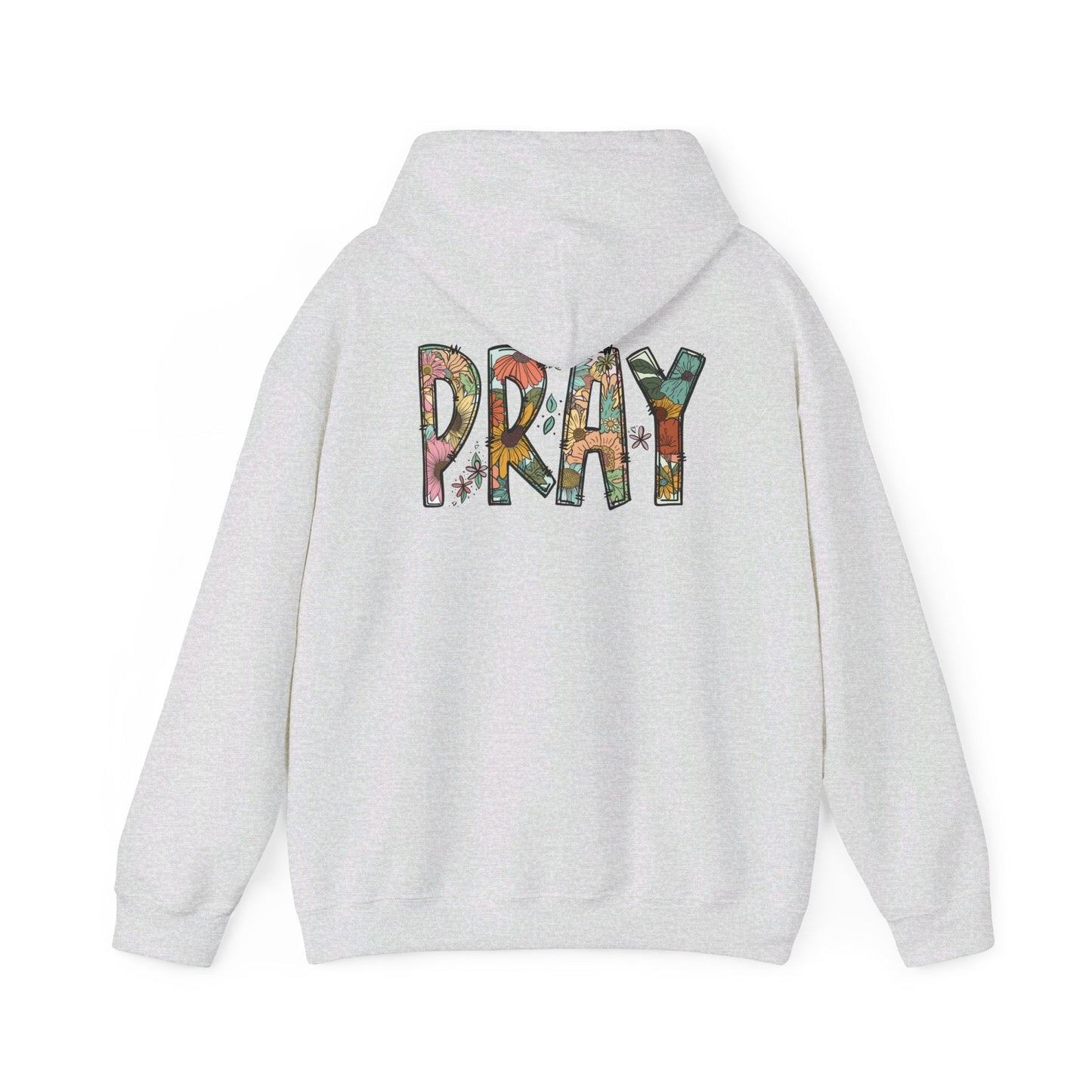 Pray Flowers Boho Hoodie - Hoodie - Nazareth Treasures