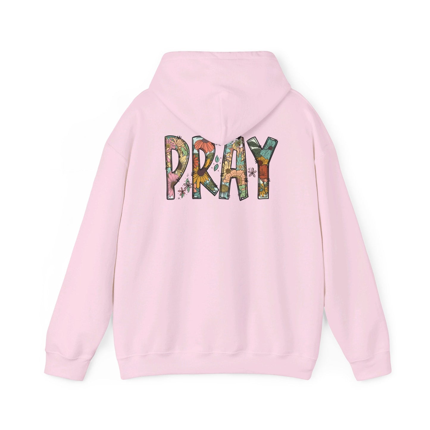 Pray Flowers Boho Hoodie - Hoodie - Nazareth Treasures
