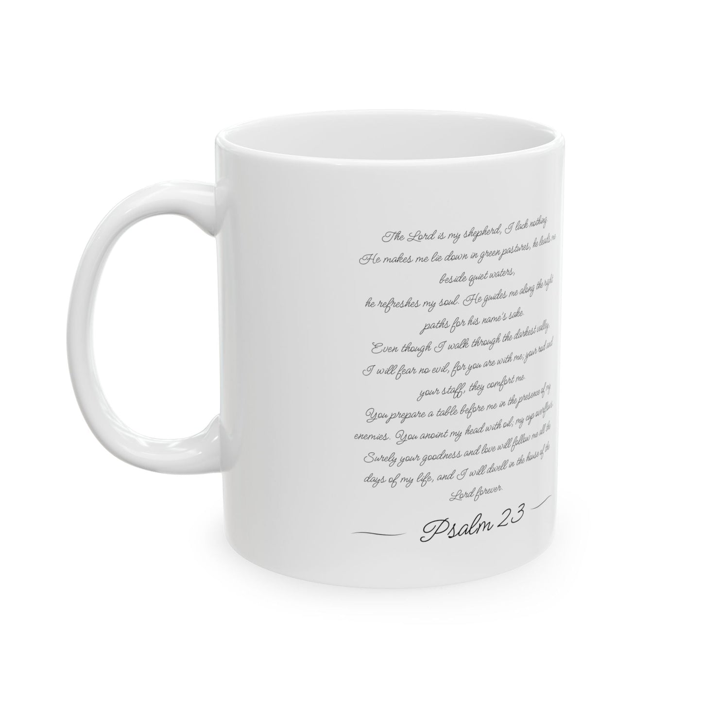 Psalm 23 - Ceramic Mug - Mug - Nazareth Treasures