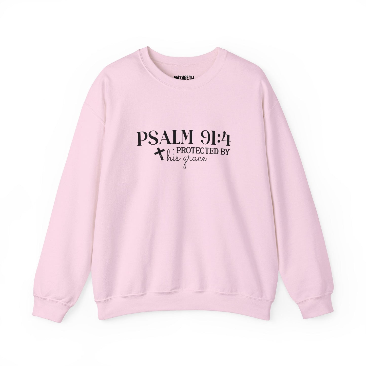 Psalm 91:4 - Crewneck Sweatshirt - Sweatshirt - Nazareth Treasures