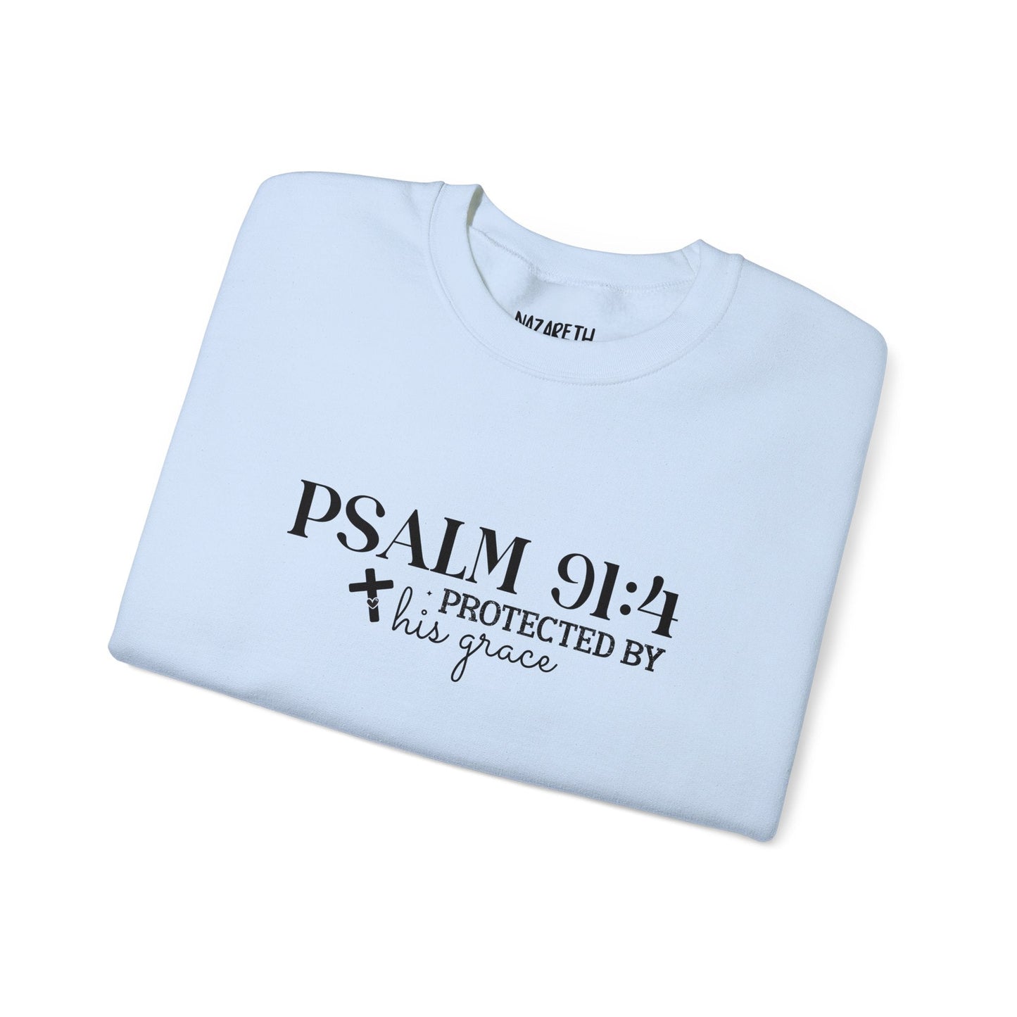 Psalm 91:4 - Crewneck Sweatshirt - Sweatshirt - Nazareth Treasures