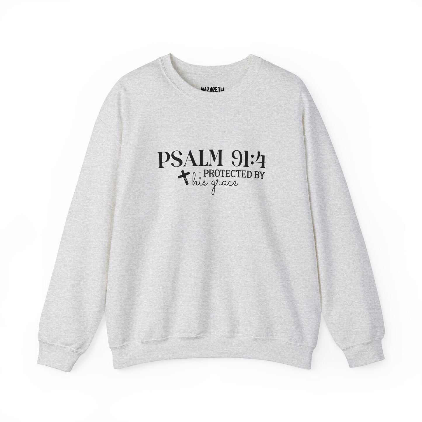 Psalm 91:4 - Crewneck Sweatshirt - Sweatshirt - Nazareth Treasures