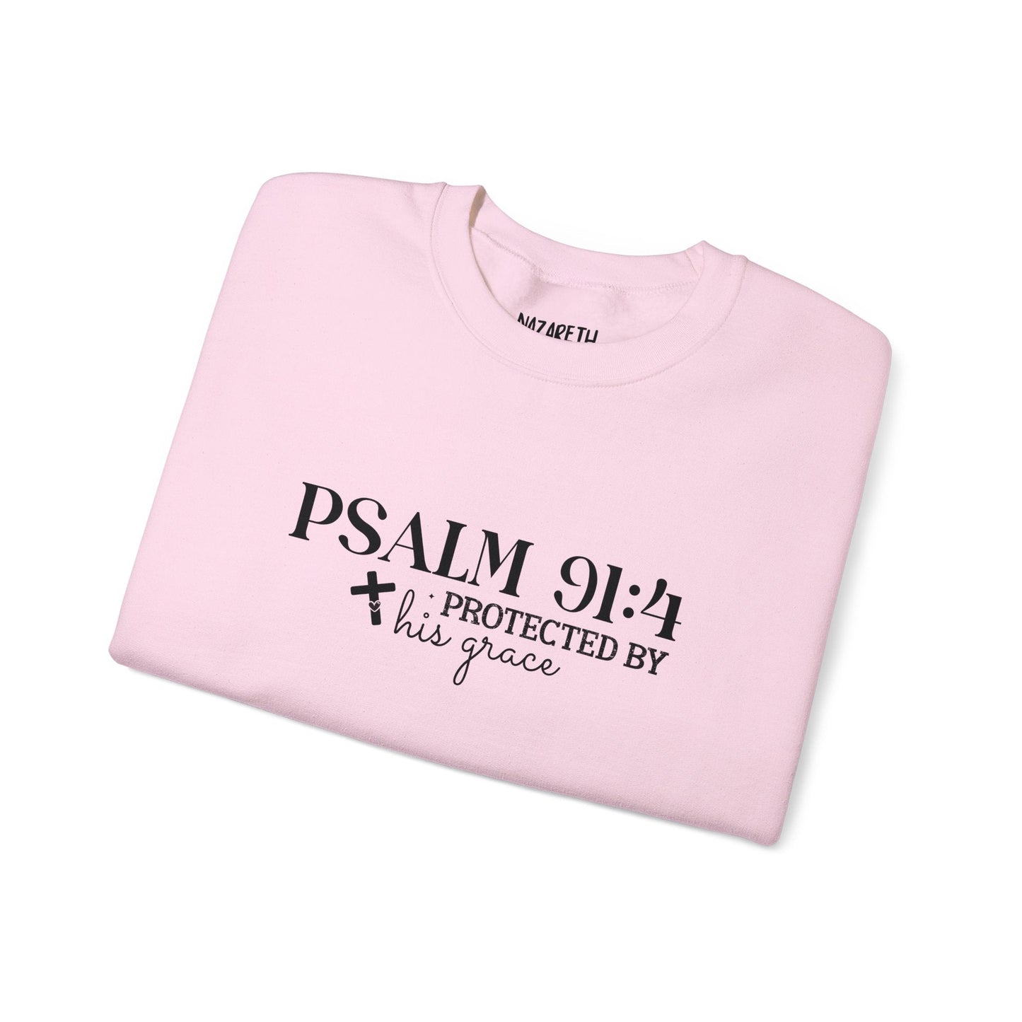 Psalm 91:4 - Crewneck Sweatshirt - Sweatshirt - Nazareth Treasures