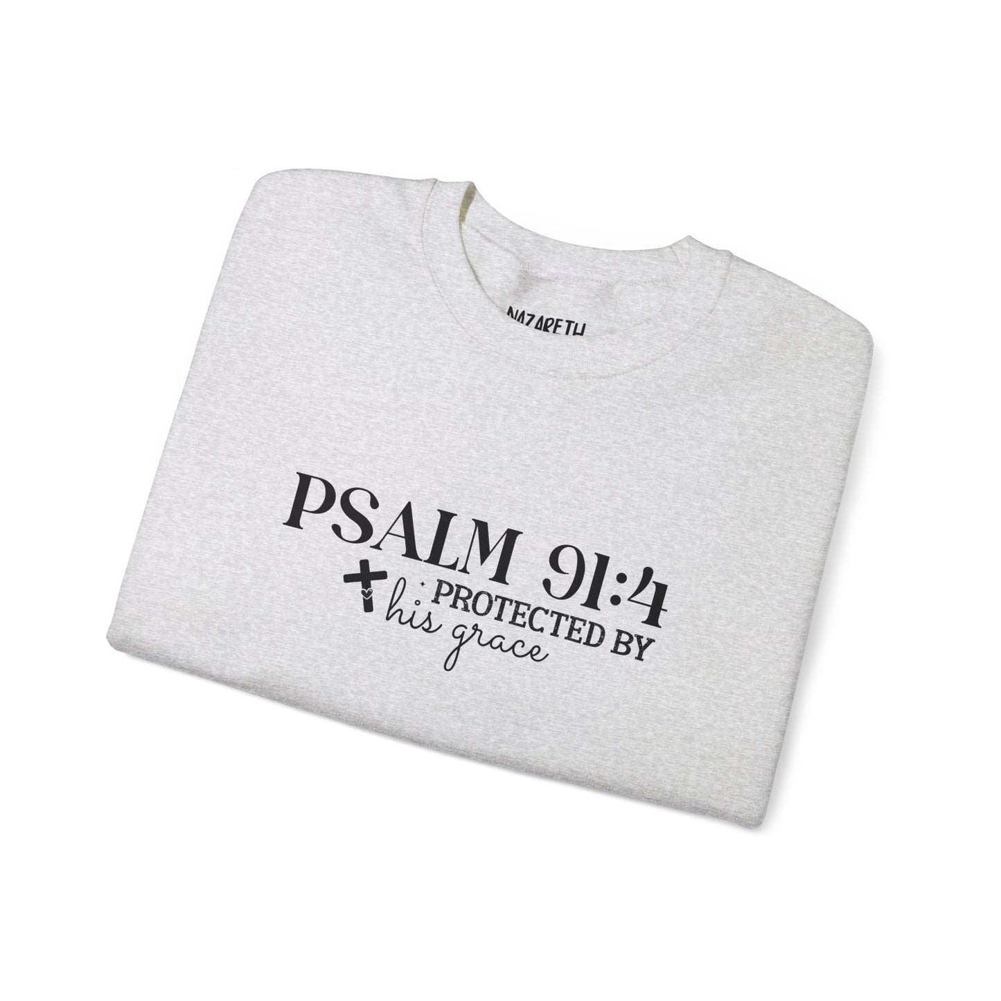 Psalm 91:4 - Crewneck Sweatshirt - Sweatshirt - Nazareth Treasures
