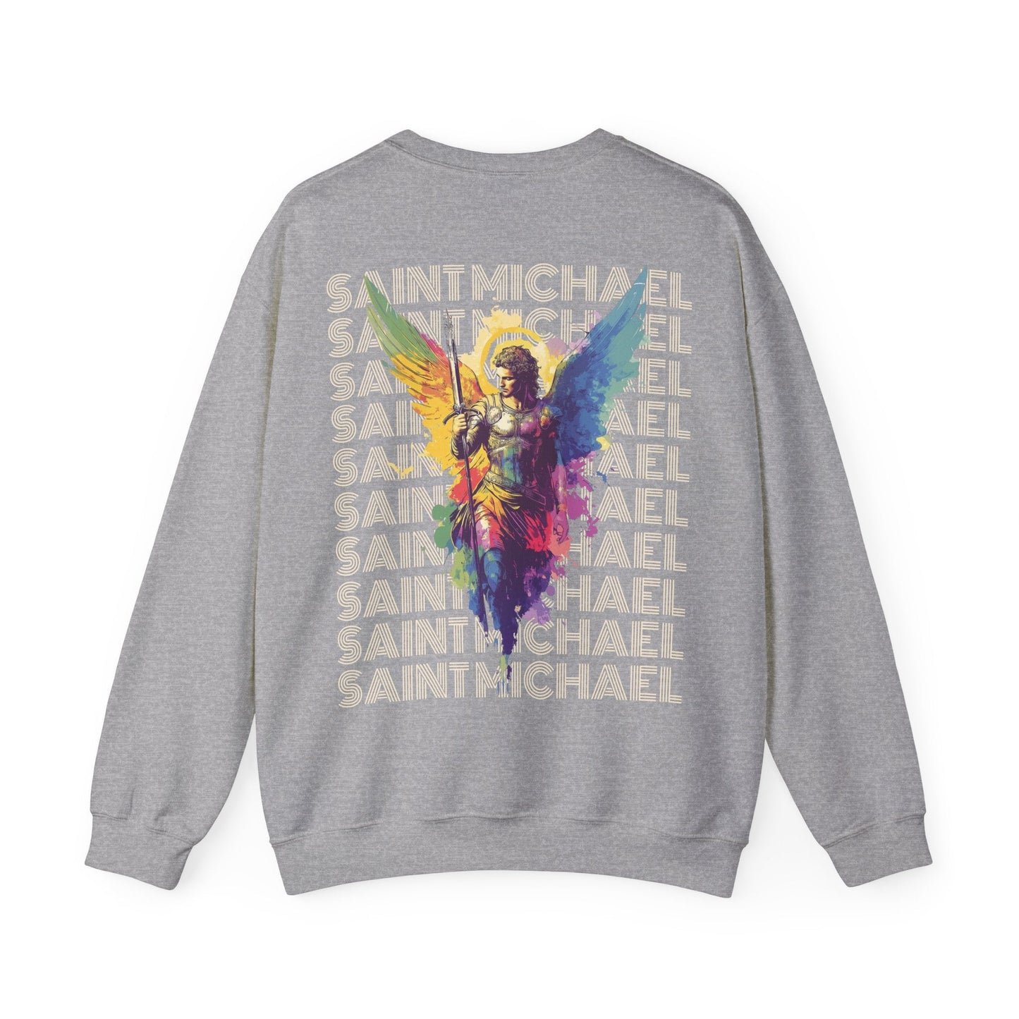 Saint Michael the Archangel Sweatshirt - Sweatshirt - Nazareth Treasures
