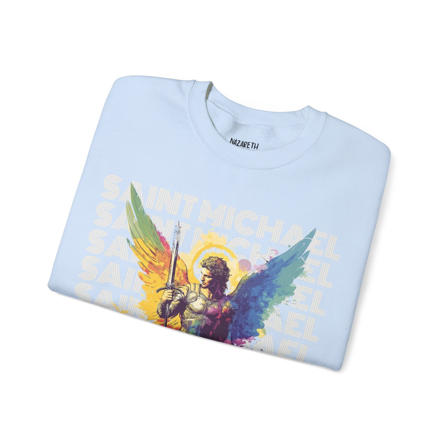 Saint Michael the Archangel Sweatshirt - Sweatshirt - Nazareth Treasures