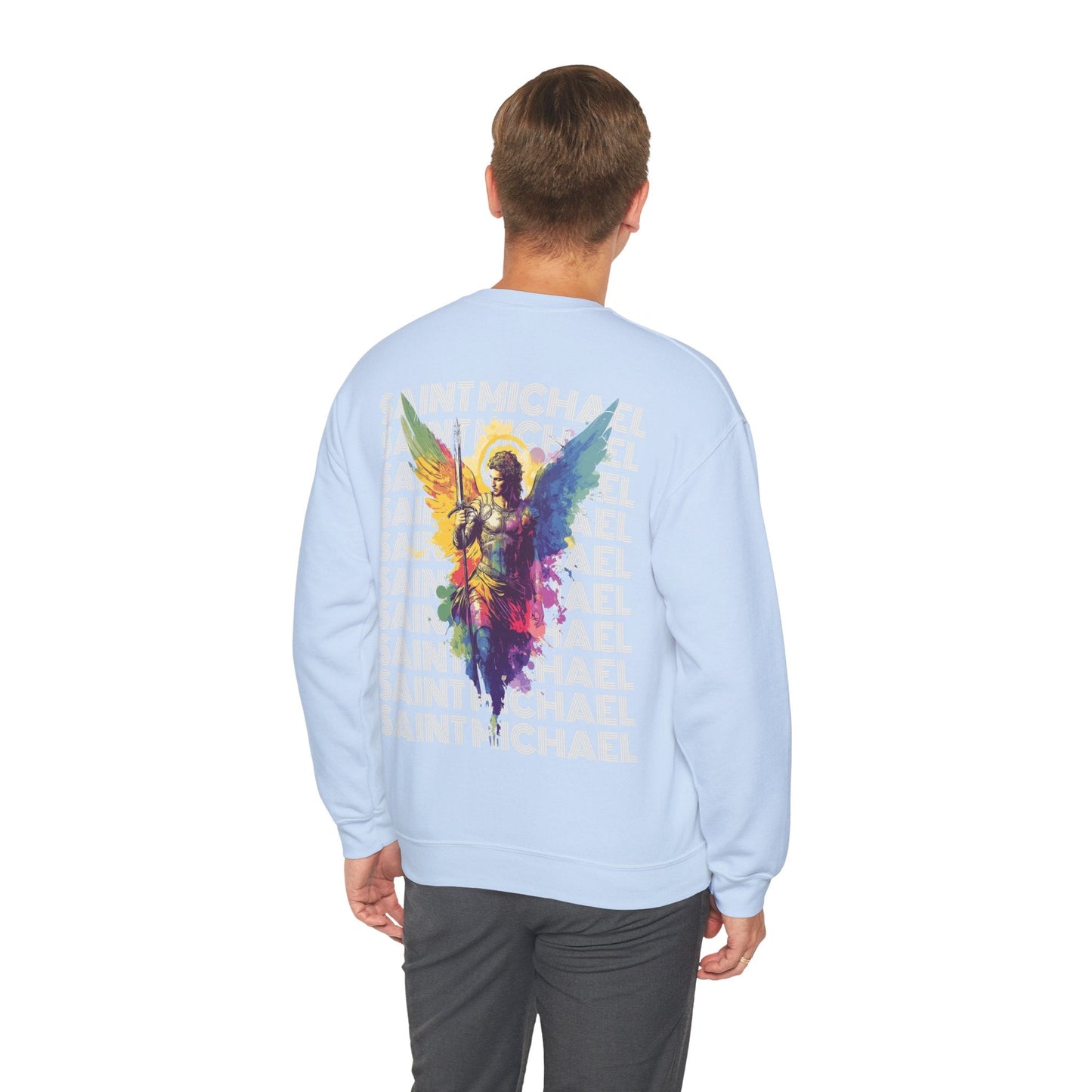 Saint Michael the Archangel Sweatshirt - Sweatshirt - Nazareth Treasures
