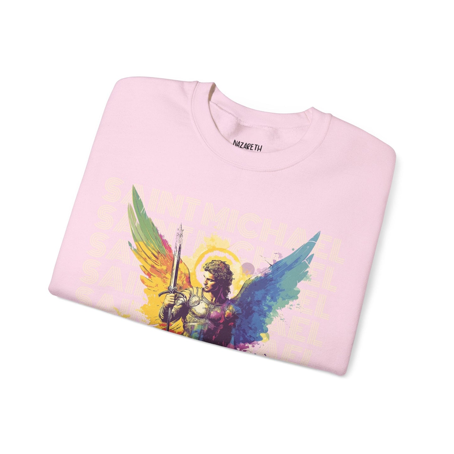 Saint Michael the Archangel Sweatshirt - Sweatshirt - Nazareth Treasures