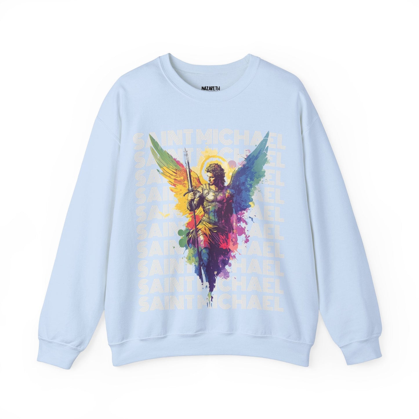 Saint Michael the Archangel Sweatshirt - Sweatshirt - Nazareth Treasures