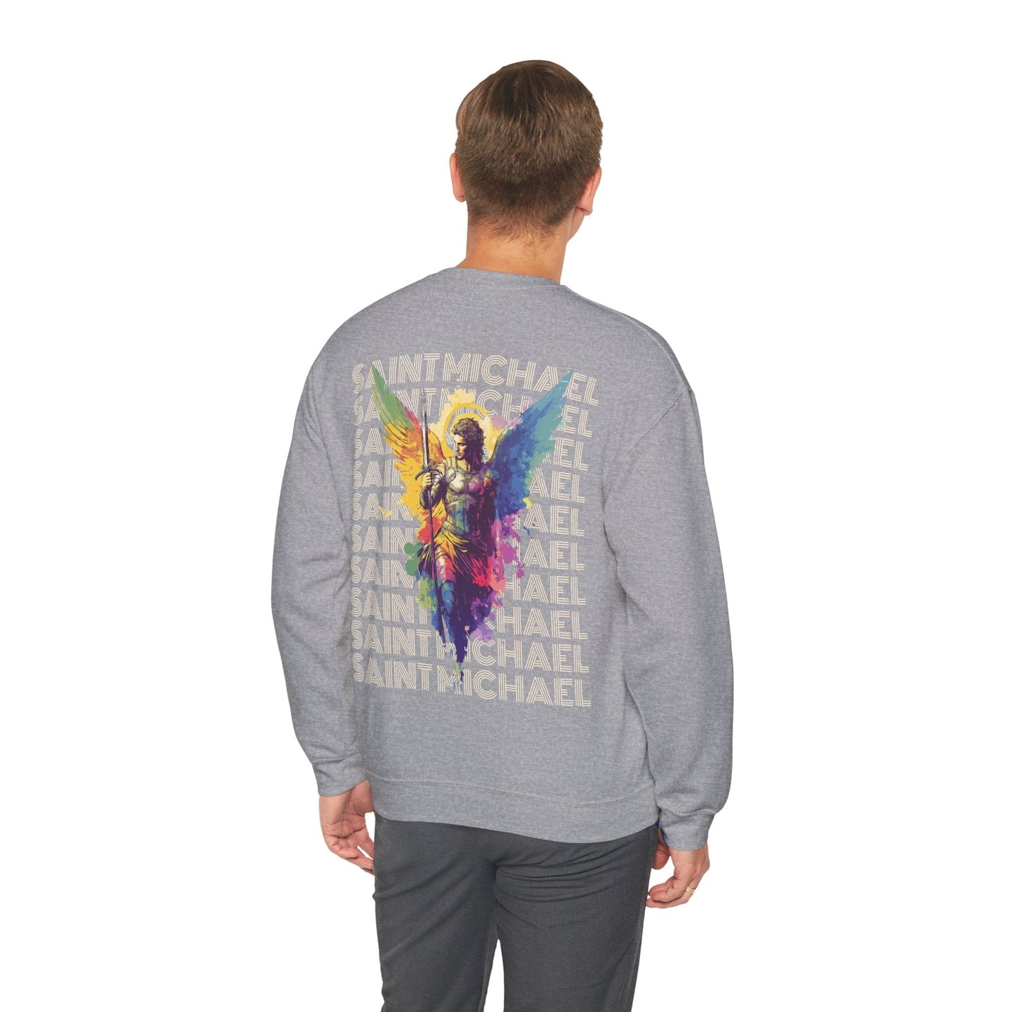 Saint Michael the Archangel Sweatshirt - Sweatshirt - Nazareth Treasures