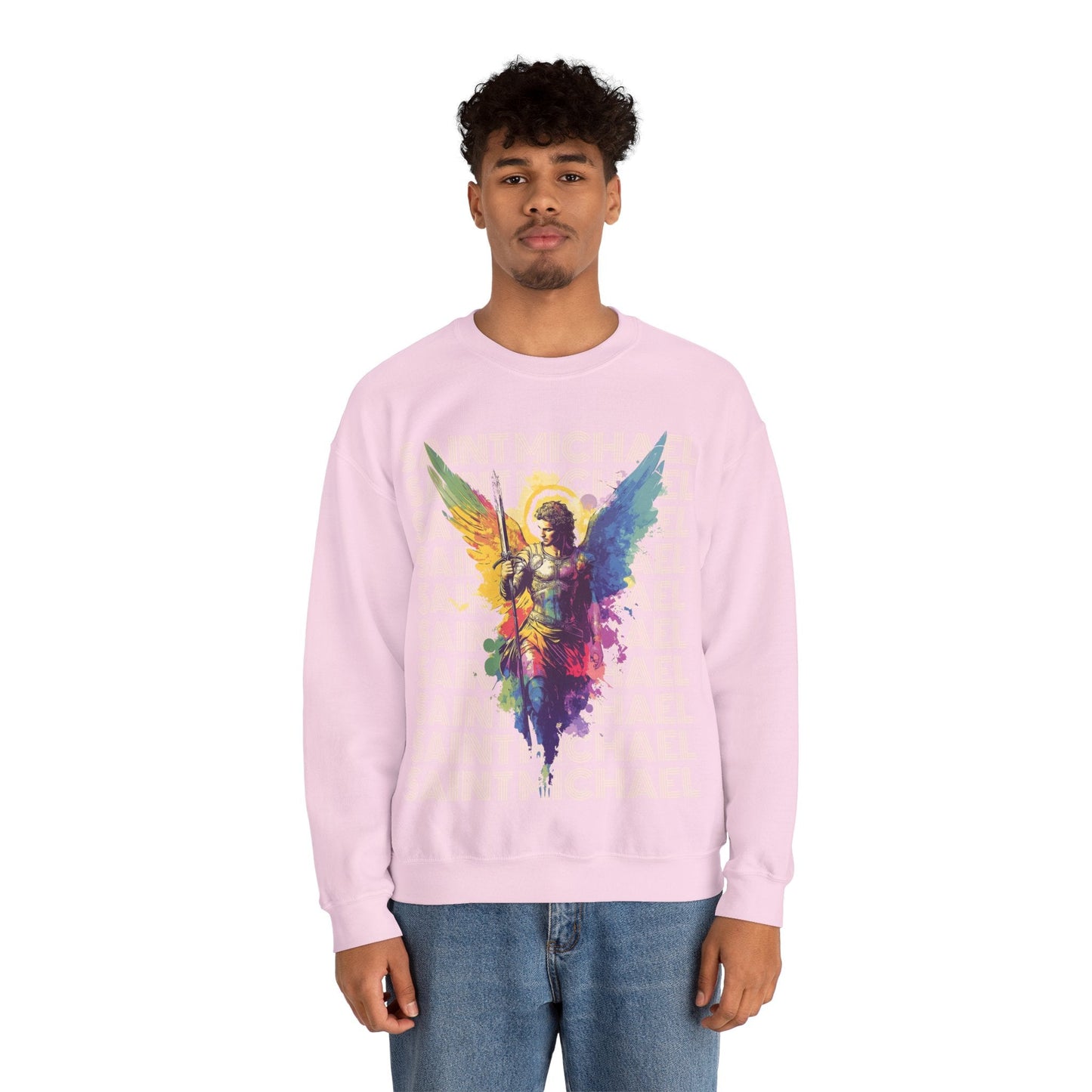 Saint Michael the Archangel Sweatshirt - Sweatshirt - Nazareth Treasures