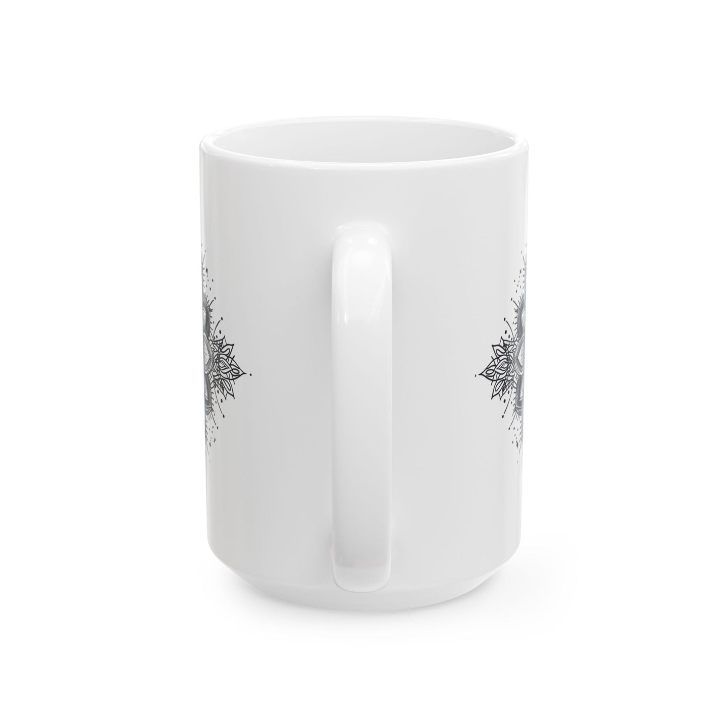 Save by Grace, Mandala Leaves - Mug - Mug - Nazareth Treasures
