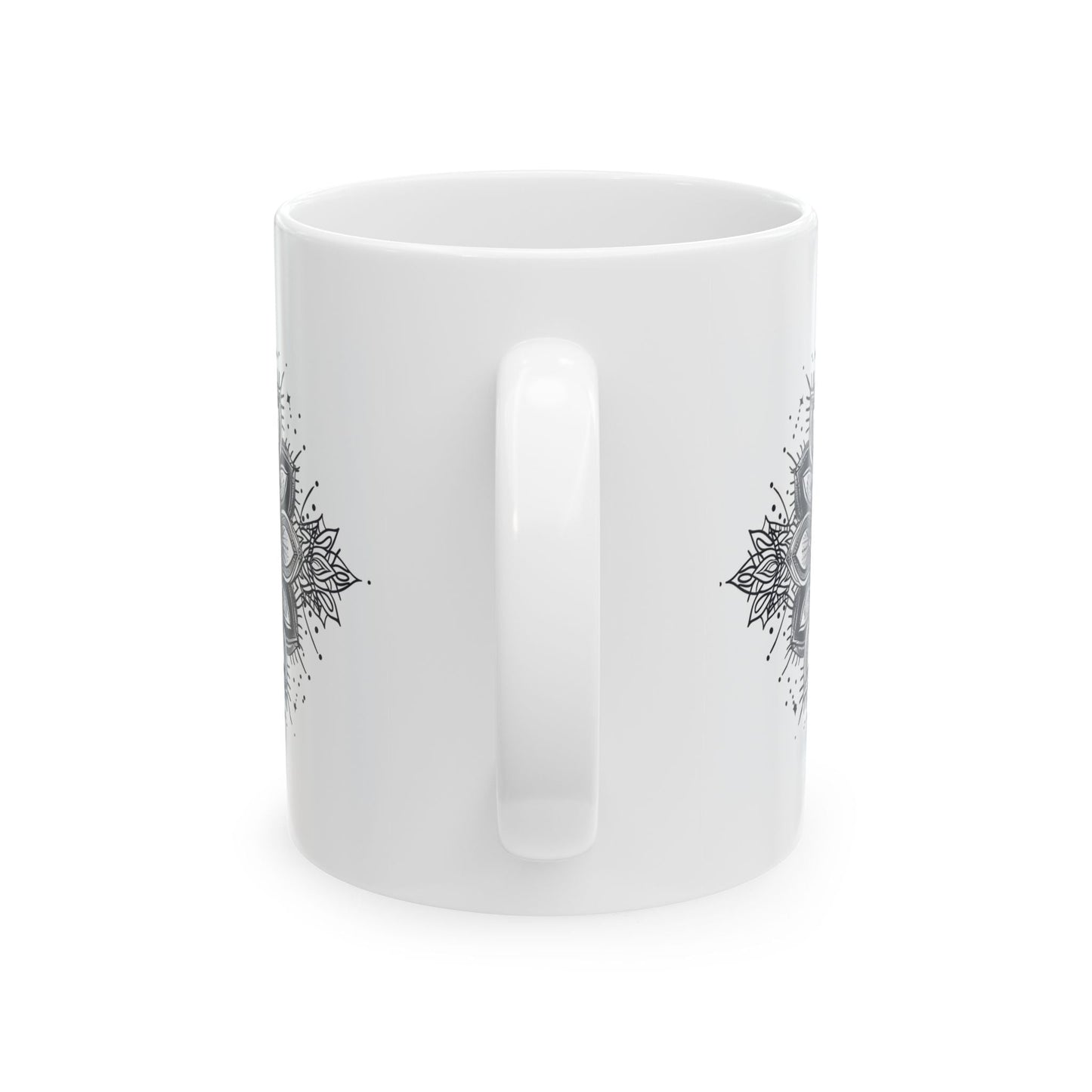 Save by Grace, Mandala Leaves - Mug - Mug - Nazareth Treasures