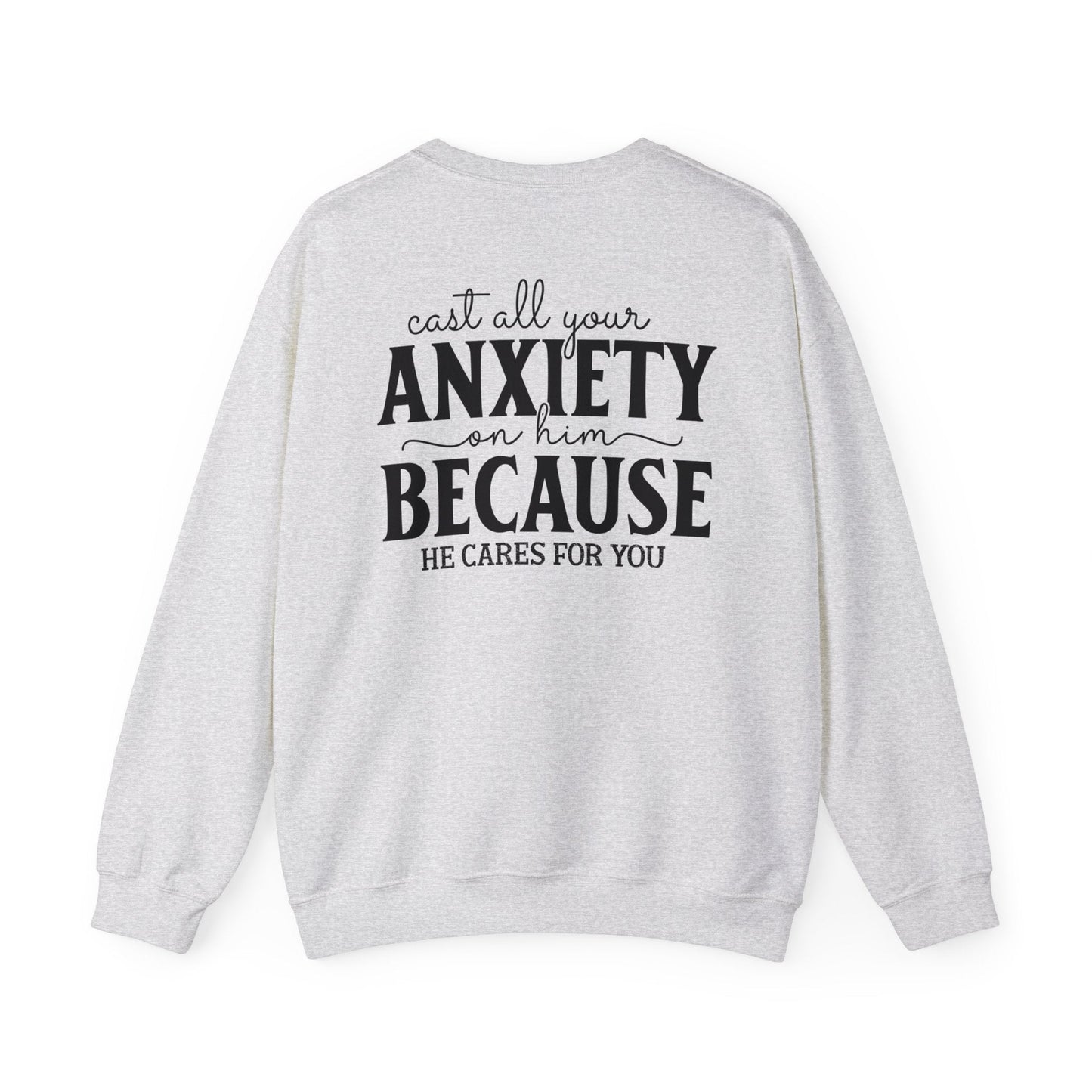 Surrendering Worries to His Love Crewneck Sweatshirt - Sweatshirt - Nazareth Treasures