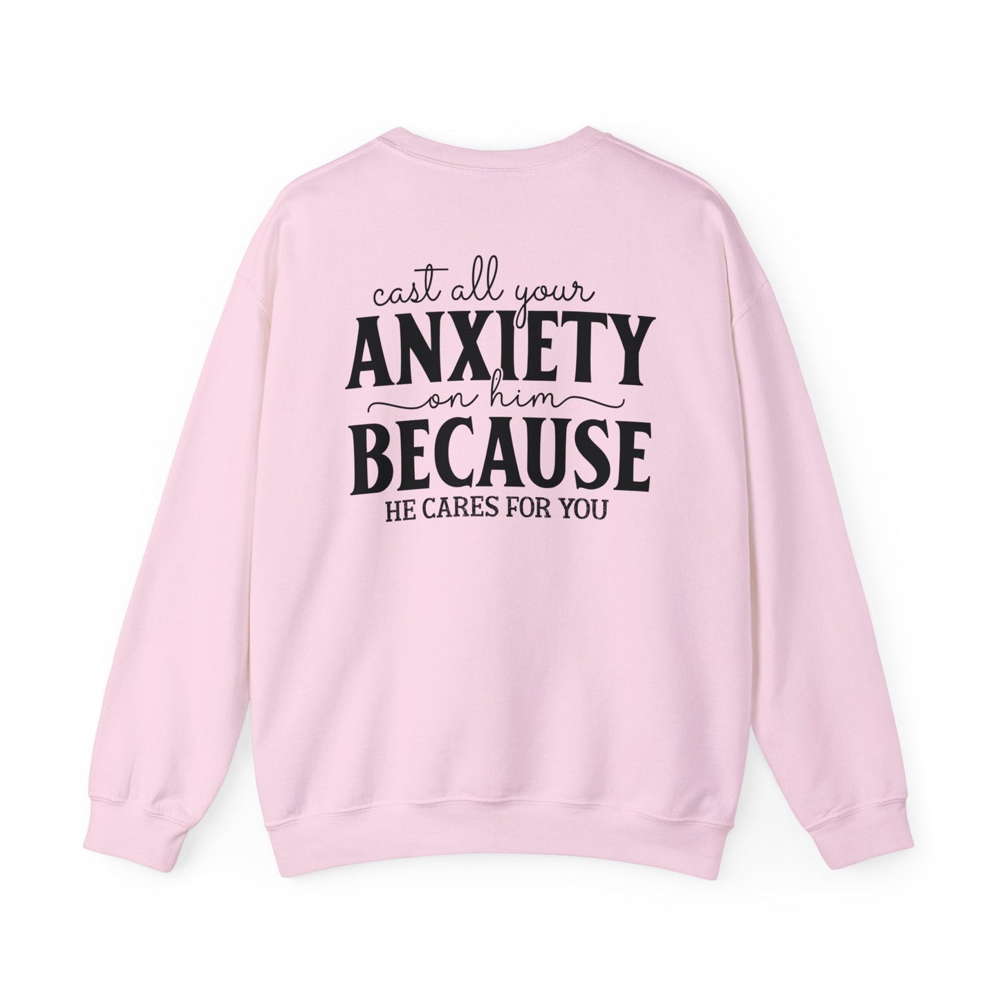 Surrendering Worries to His Love Crewneck Sweatshirt - Sweatshirt - Nazareth Treasures