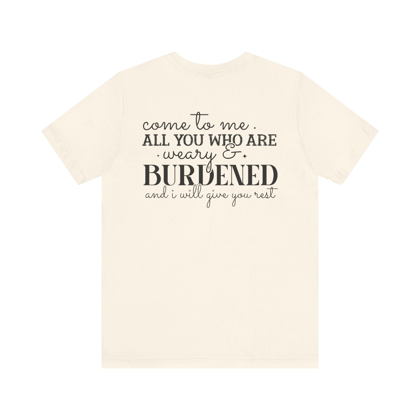 Sustained by Divine Joy - Nehemiah 8:10 - Unisex T-Shirt - T-Shirt - Nazareth Treasures