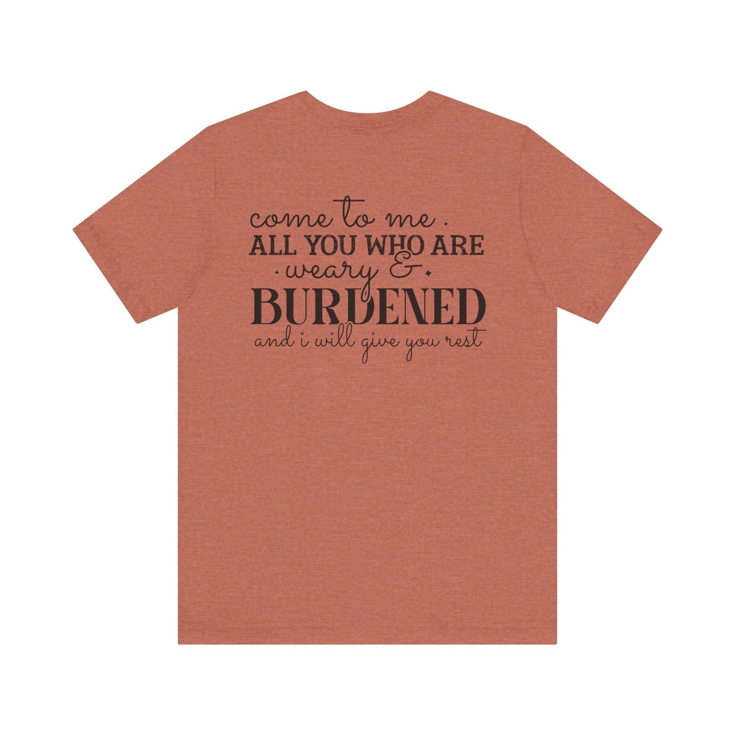 Sustained by Divine Joy - Nehemiah 8:10 - Unisex T-Shirt - T-Shirt - Nazareth Treasures