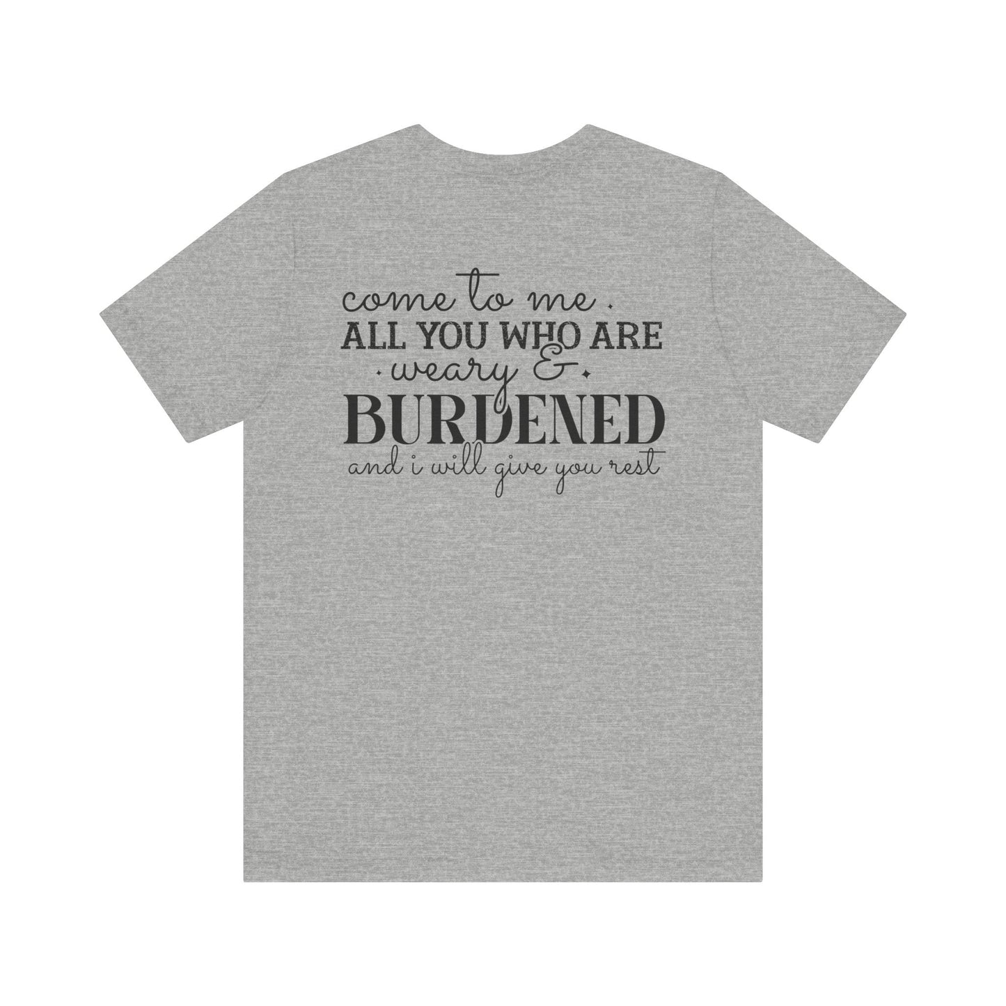 Sustained by Divine Joy - Nehemiah 8:10 - Unisex T-Shirt - T-Shirt - Nazareth Treasures