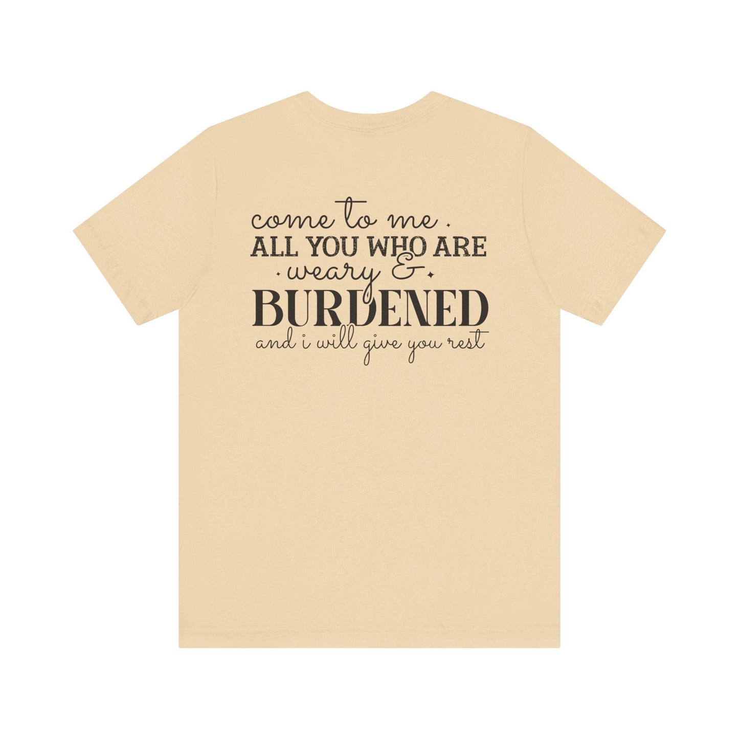 Sustained by Divine Joy - Nehemiah 8:10 - Unisex T-Shirt - T-Shirt - Nazareth Treasures